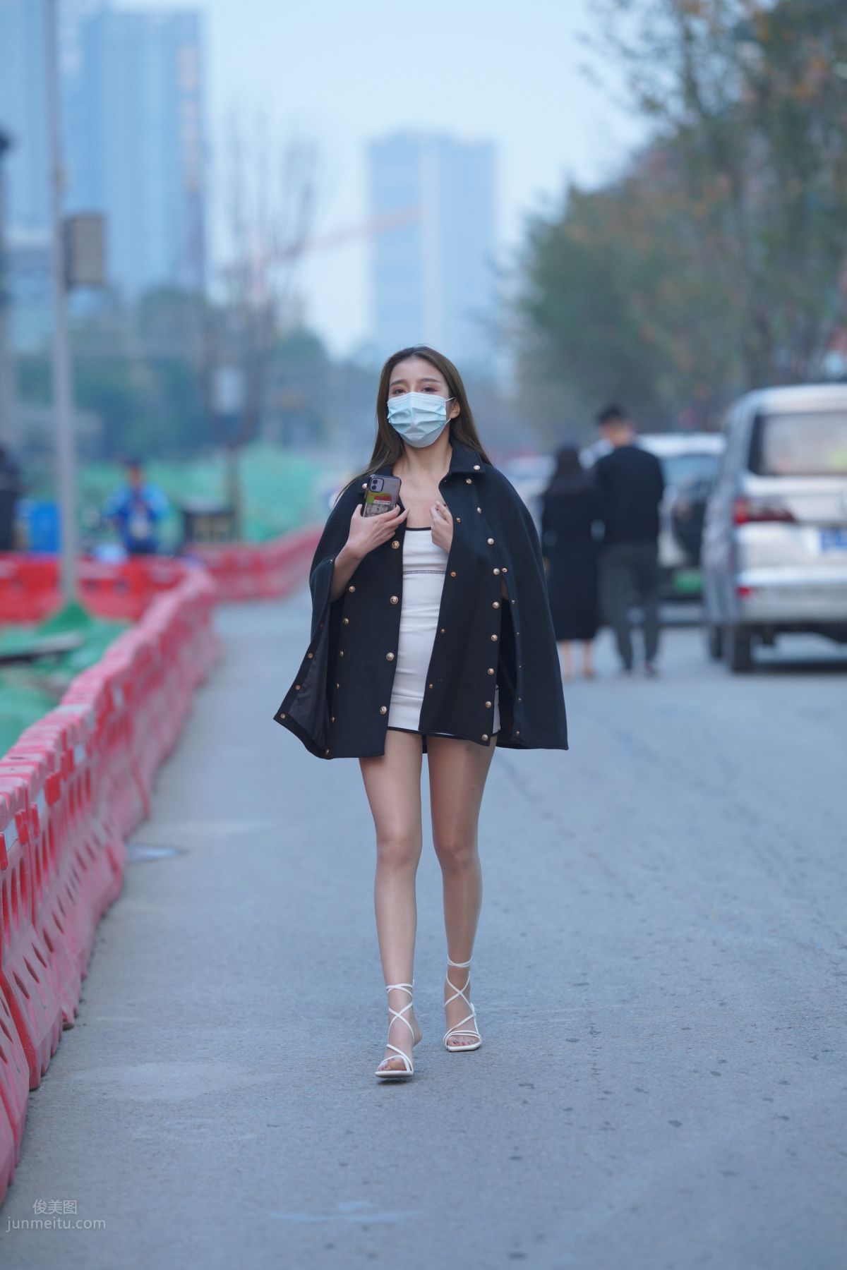 [Mojing Street] 116 Such a Feast for the Eyes White Dress Beauty photo 116