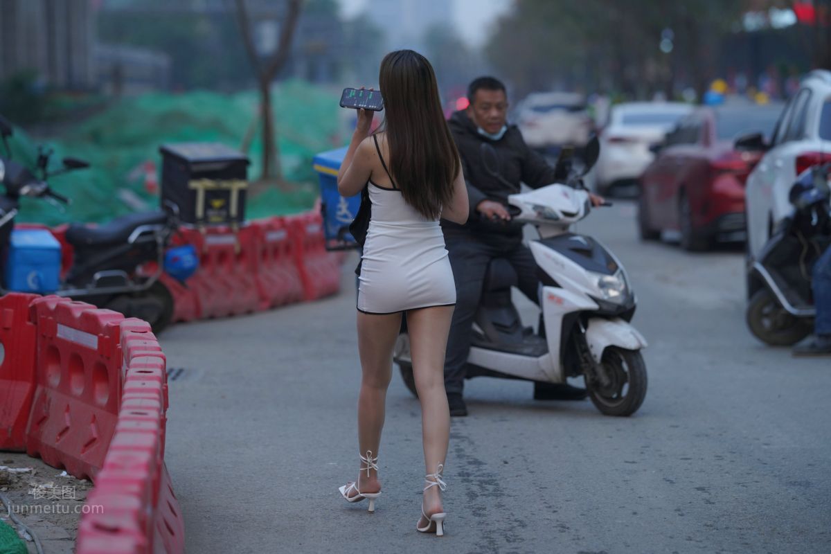 [Mojing Street] 116 Such a Feast for the Eyes White Dress Beauty photo 180