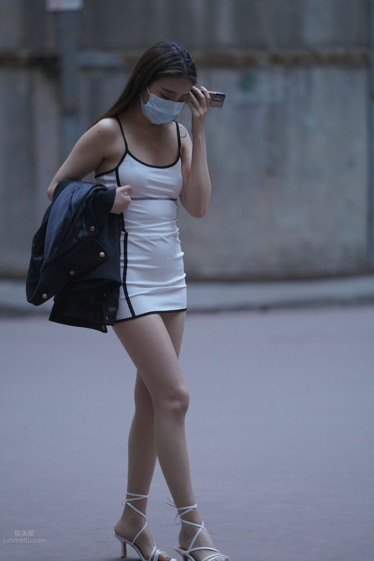 [Mojing Street] 116 Such a Feast for the Eyes White Dress Beauty photo 198
