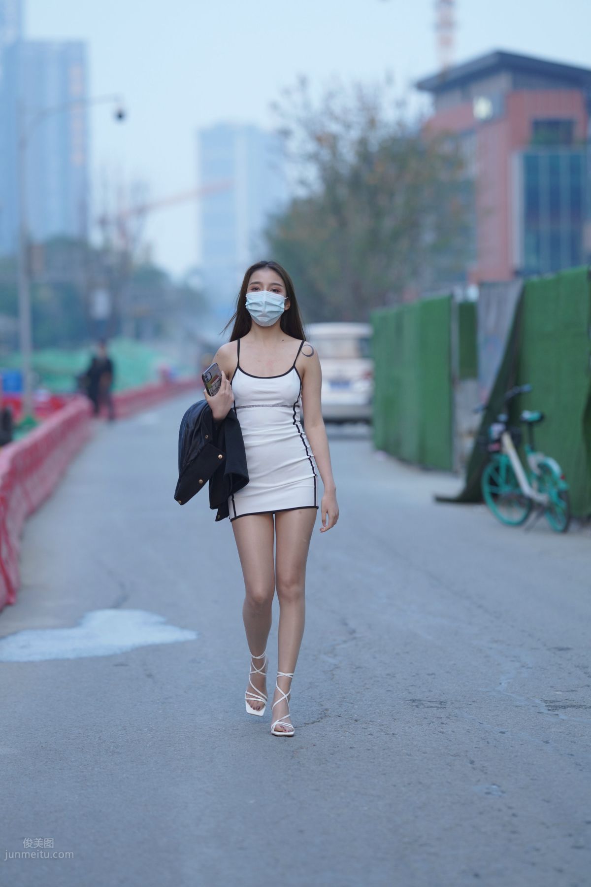 [Mojing Street] 116 Such a Feast for the Eyes White Dress Beauty photo 131