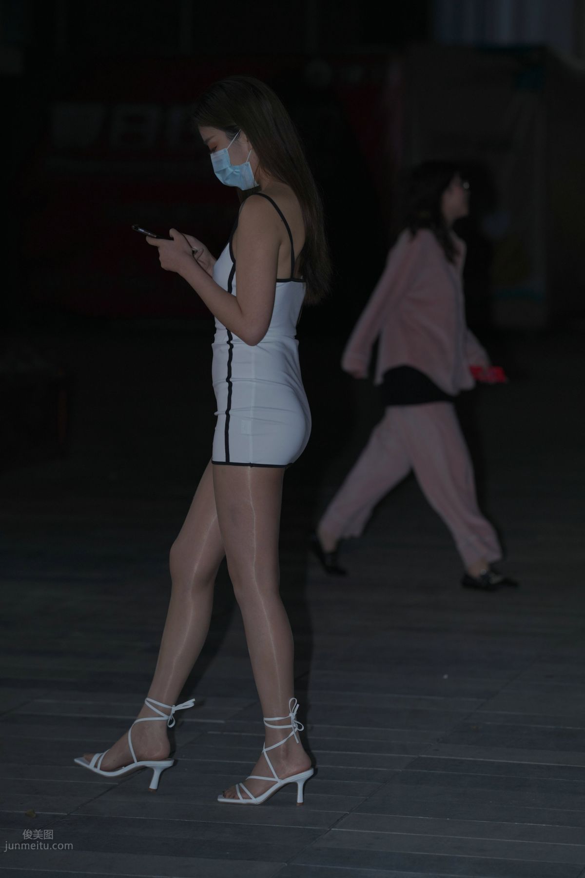 [Mojing Street] 116 Such a Feast for the Eyes White Dress Beauty photo 398