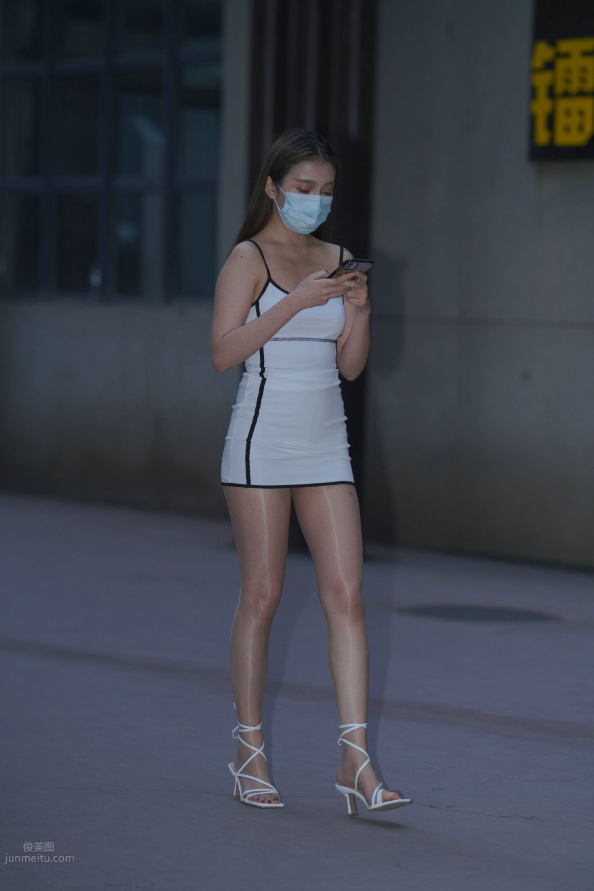 [Mojing Street] 116 Such a Feast for the Eyes White Dress Beauty photo 218