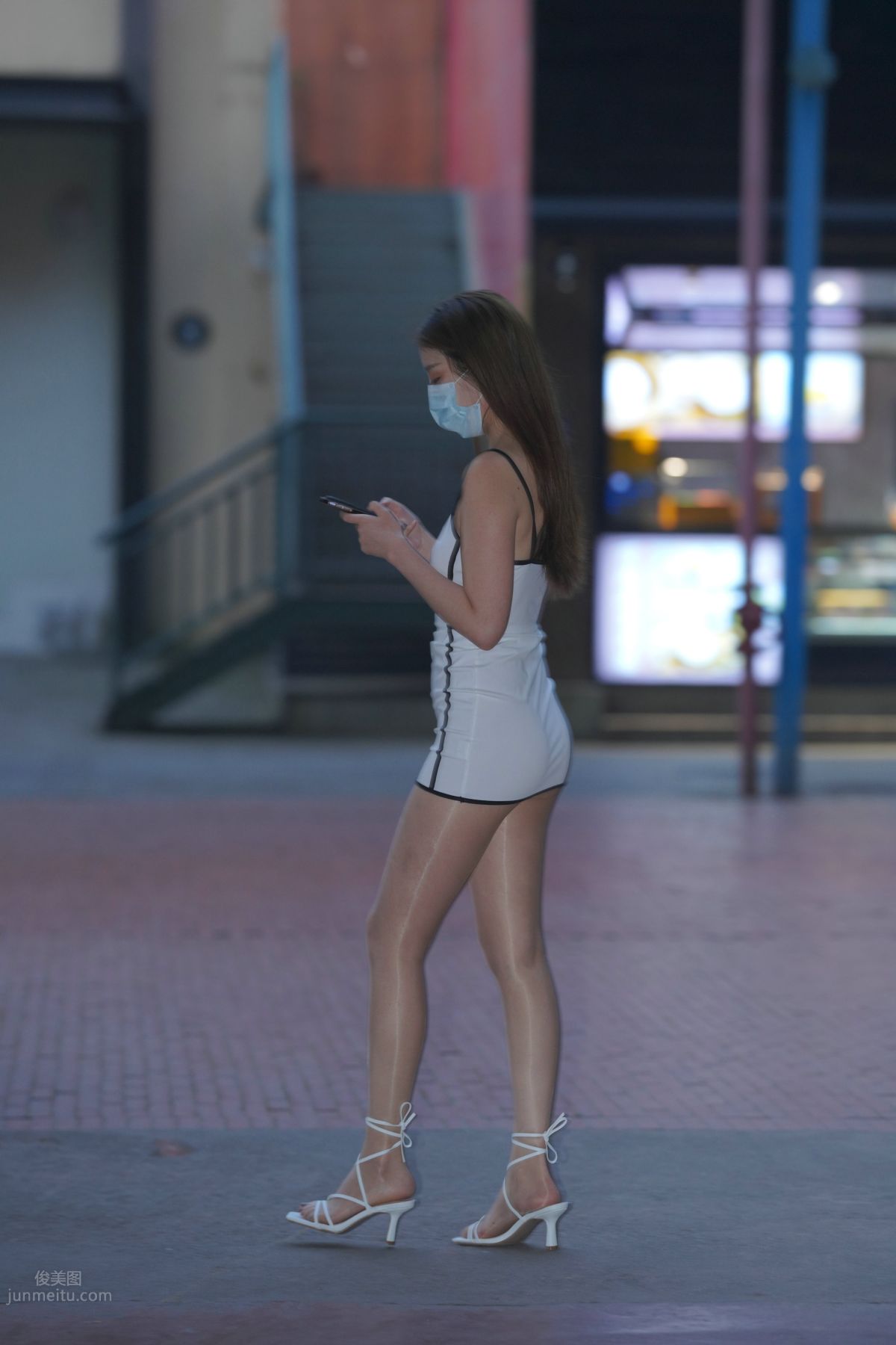 [Mojing Street] 116 Such a Feast for the Eyes White Dress Beauty photo 282