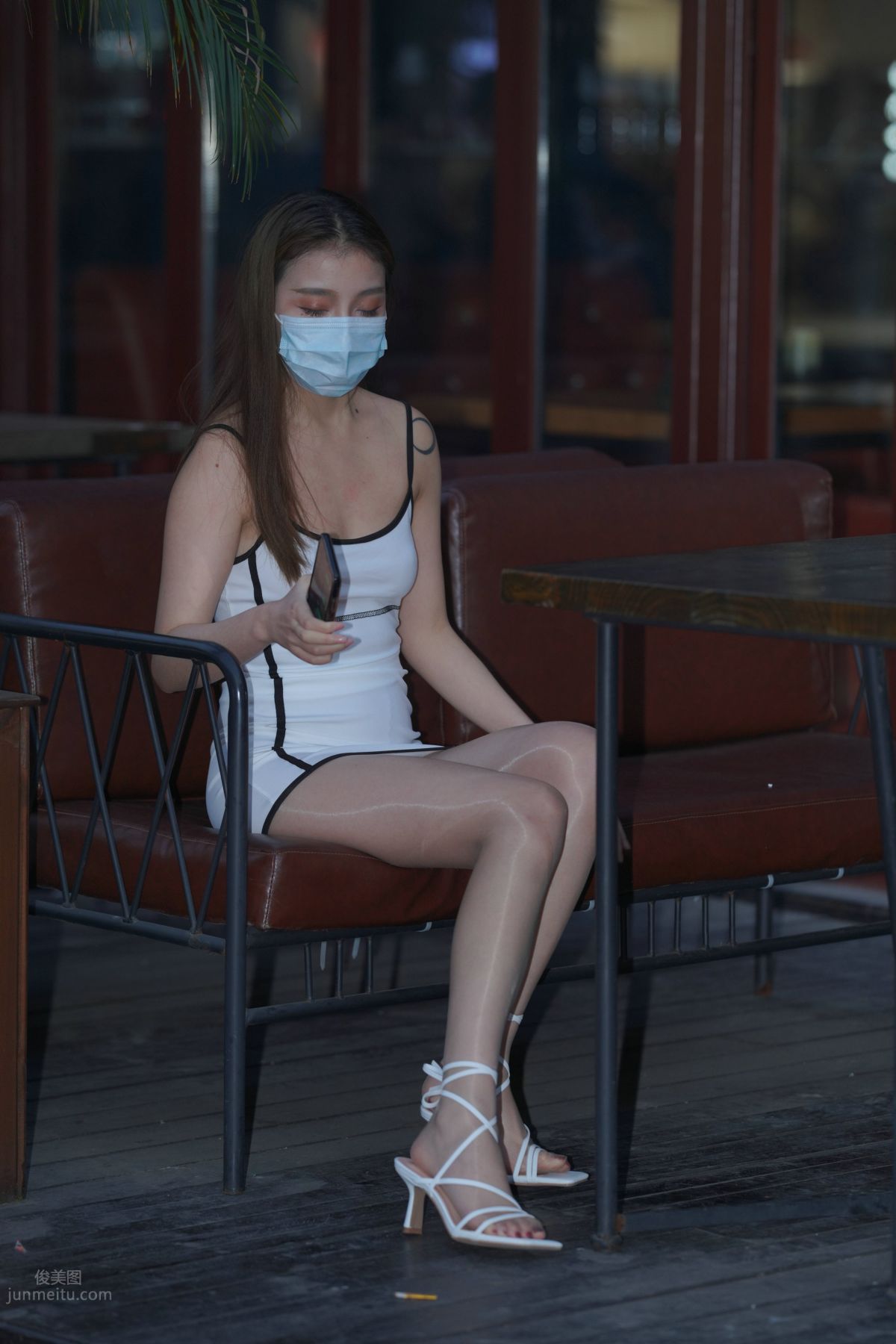 [Mojing Street] 116 Such a Feast for the Eyes White Dress Beauty photo 376