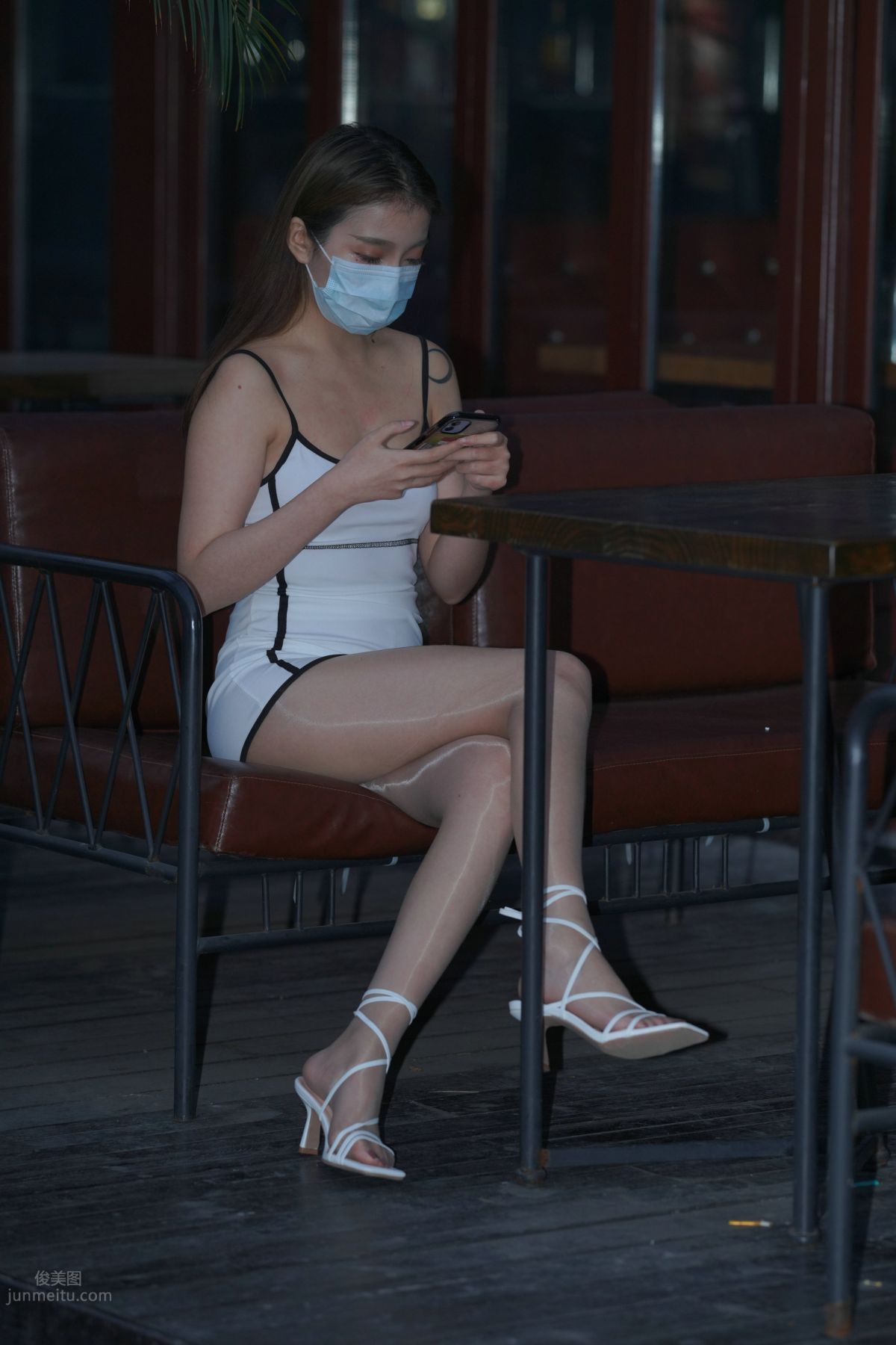 [Mojing Street] 116 Such a Feast for the Eyes White Dress Beauty photo 384
