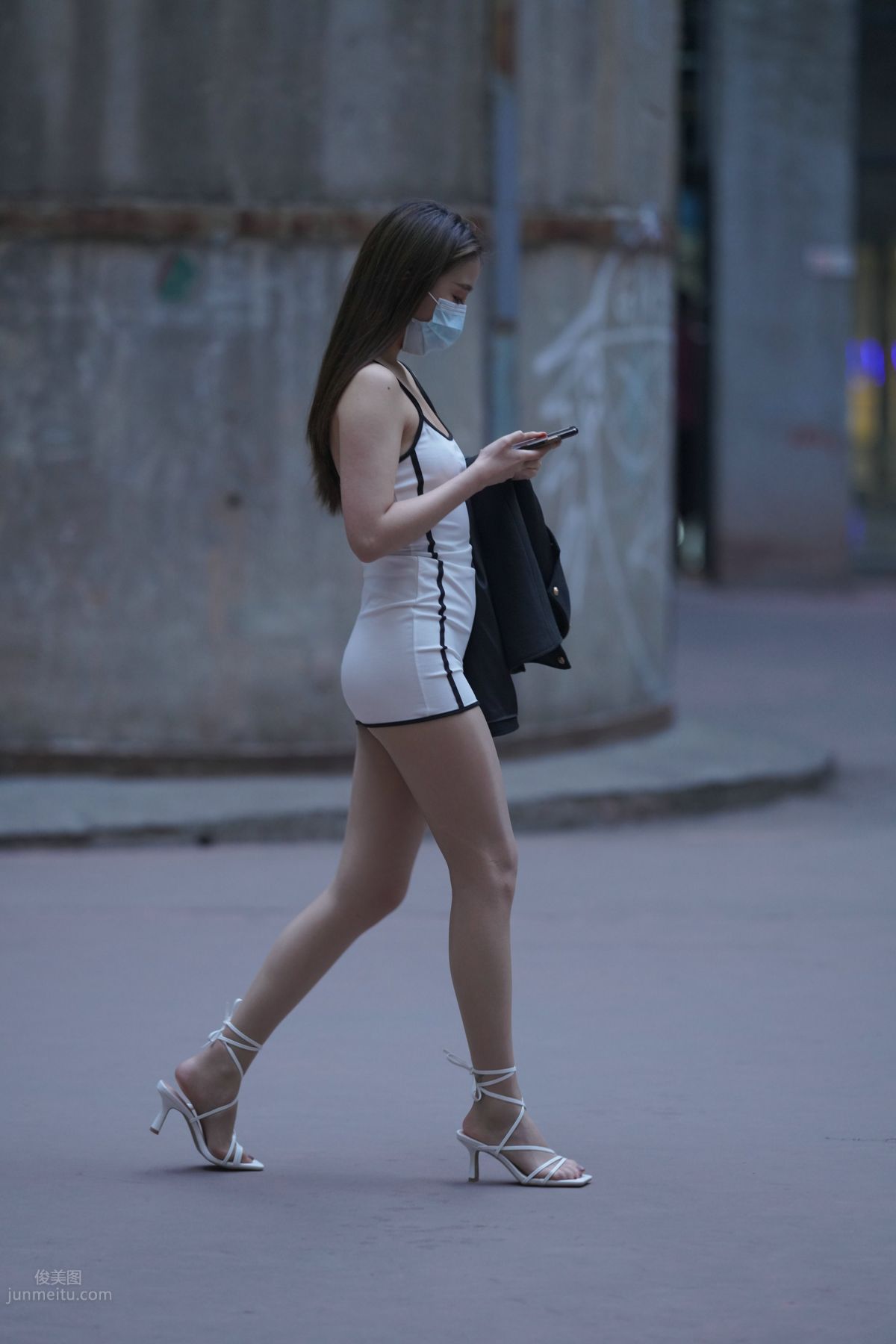 [Mojing Street] 116 Such a Feast for the Eyes White Dress Beauty photo 204