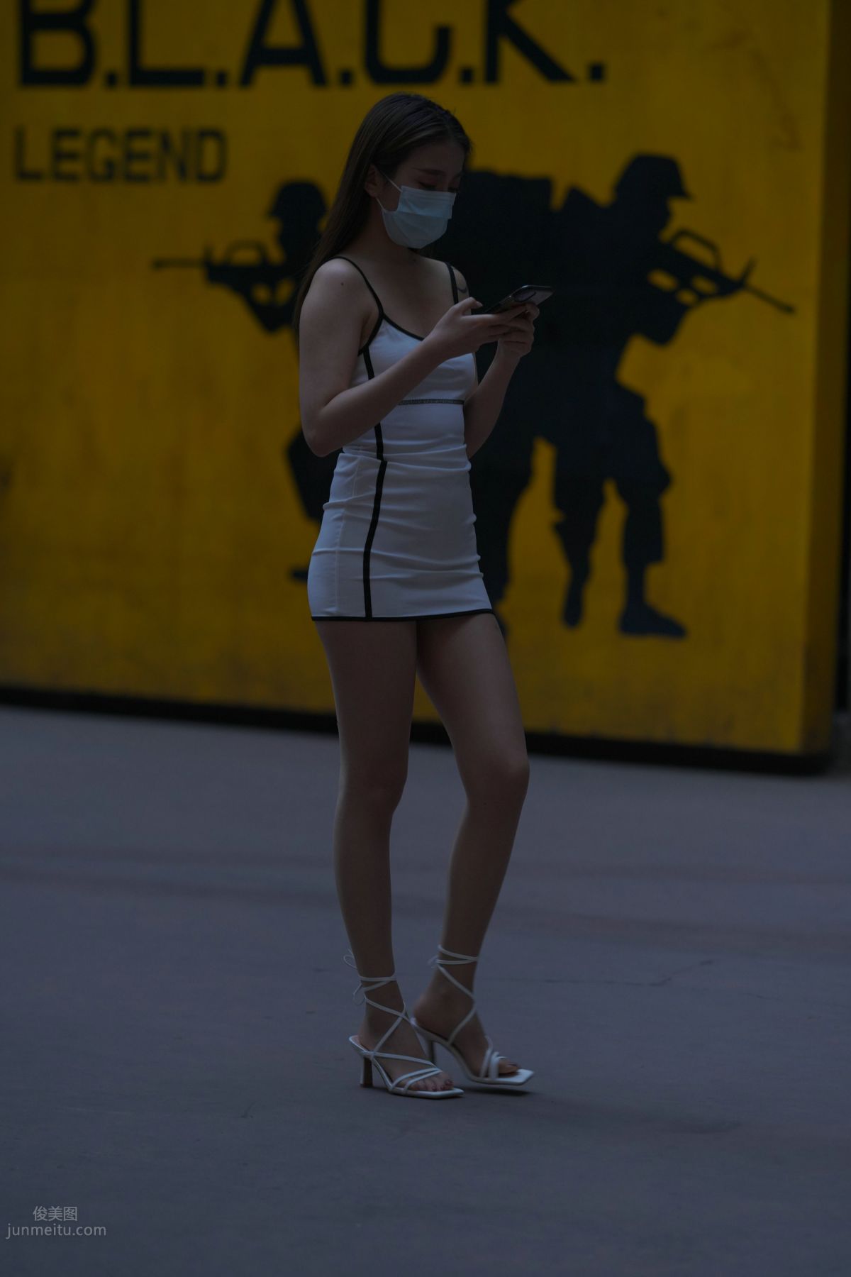 [Mojing Street] 116 Such a Feast for the Eyes White Dress Beauty photo 223