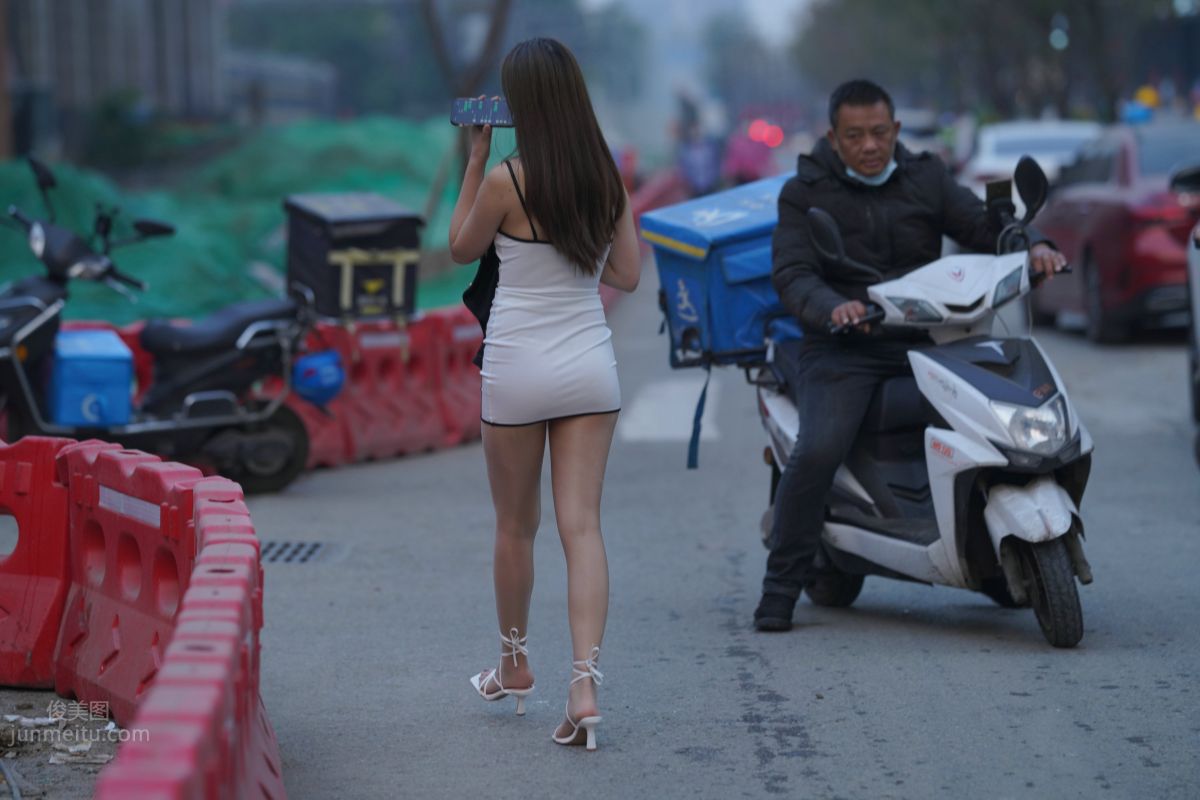 [Mojing Street] 116 Such a Feast for the Eyes White Dress Beauty photo 182