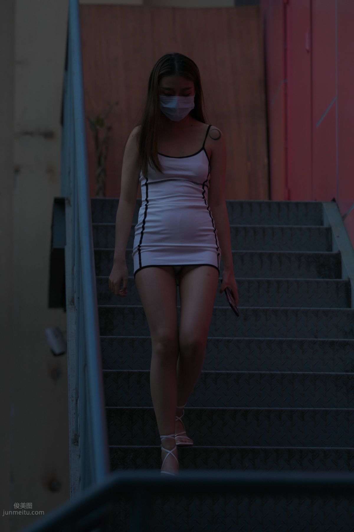 [Mojing Street] 116 Such a Feast for the Eyes White Dress Beauty photo 333