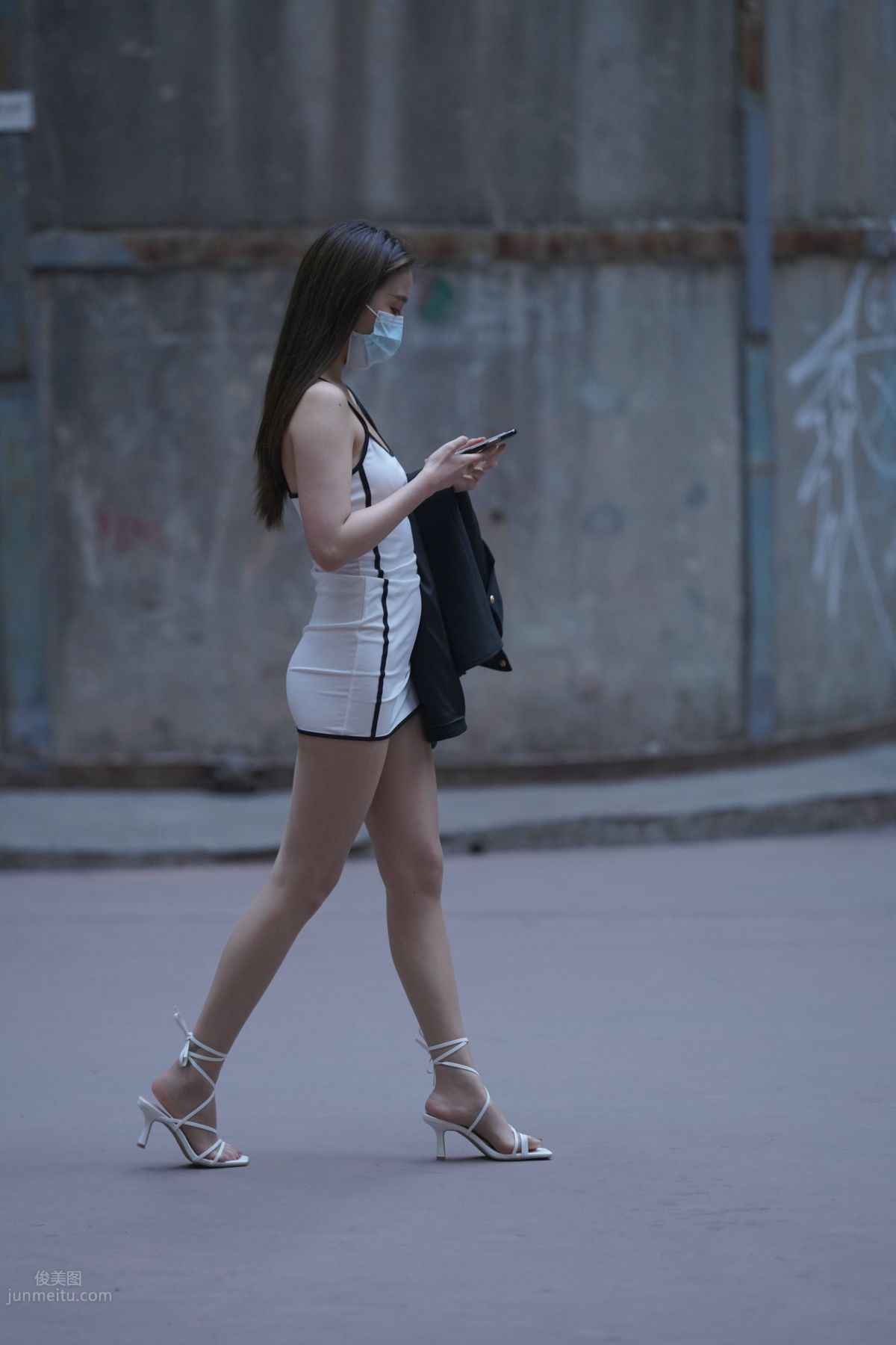 [Mojing Street] 116 Such a Feast for the Eyes White Dress Beauty photo 203