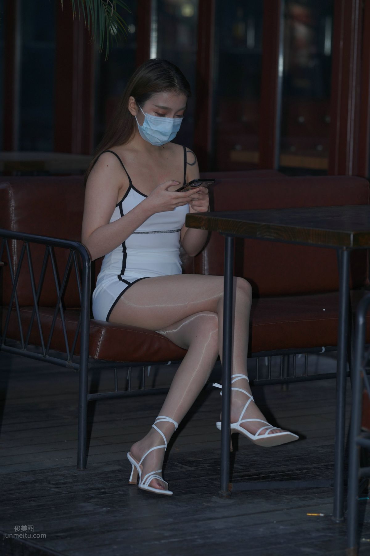 [Mojing Street] 116 Such a Feast for the Eyes White Dress Beauty photo 385