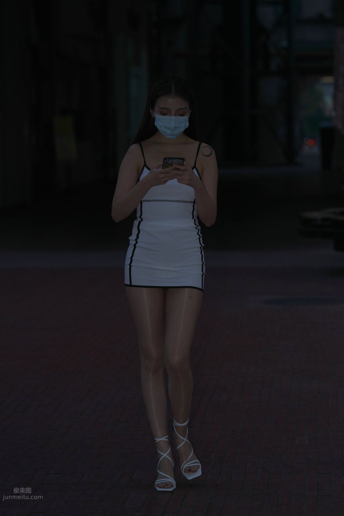 [Mojing Street] 116 Such a Feast for the Eyes White Dress Beauty photo 309