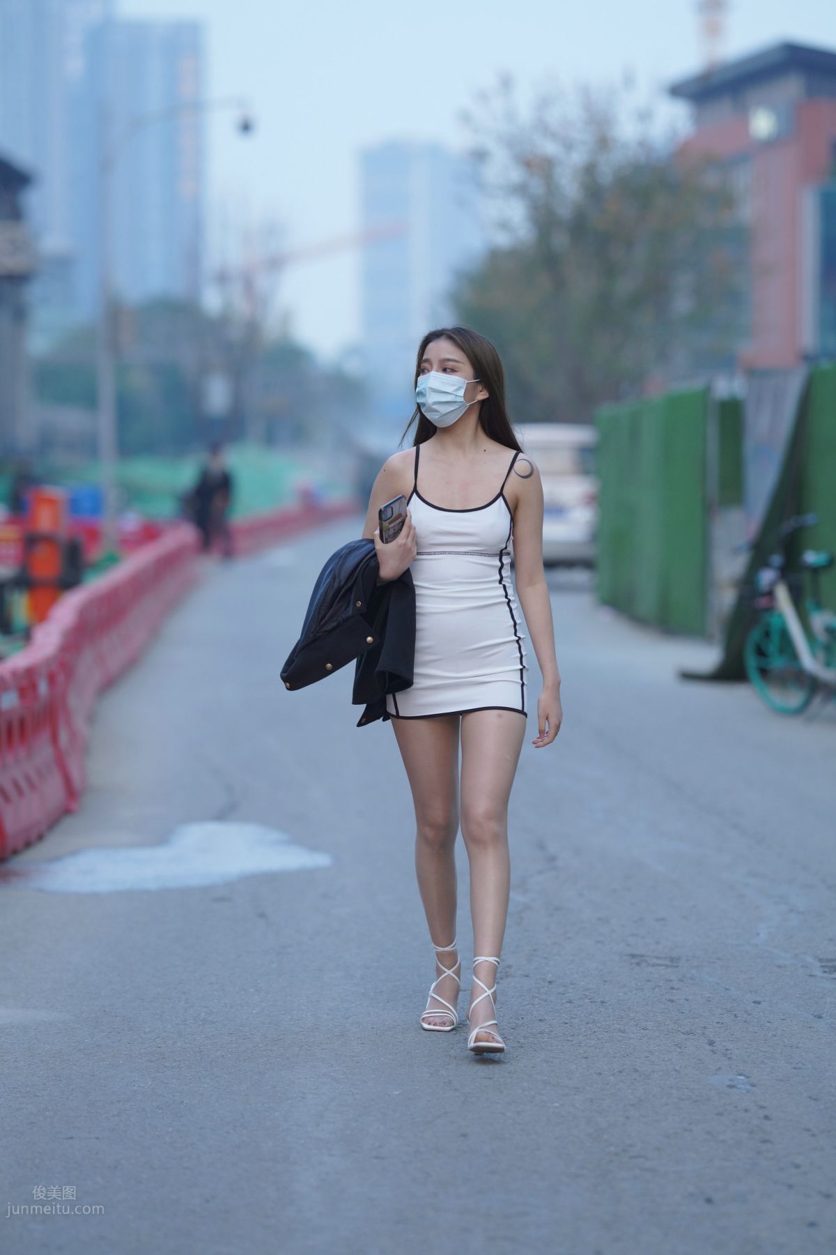 [Mojing Street] 116 Such a Feast for the Eyes White Dress Beauty photo 133