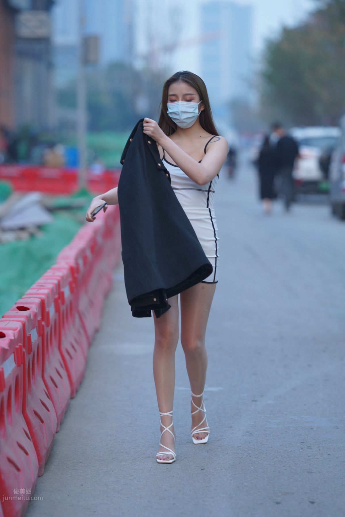 [Mojing Street] 116 Such a Feast for the Eyes White Dress Beauty photo 125