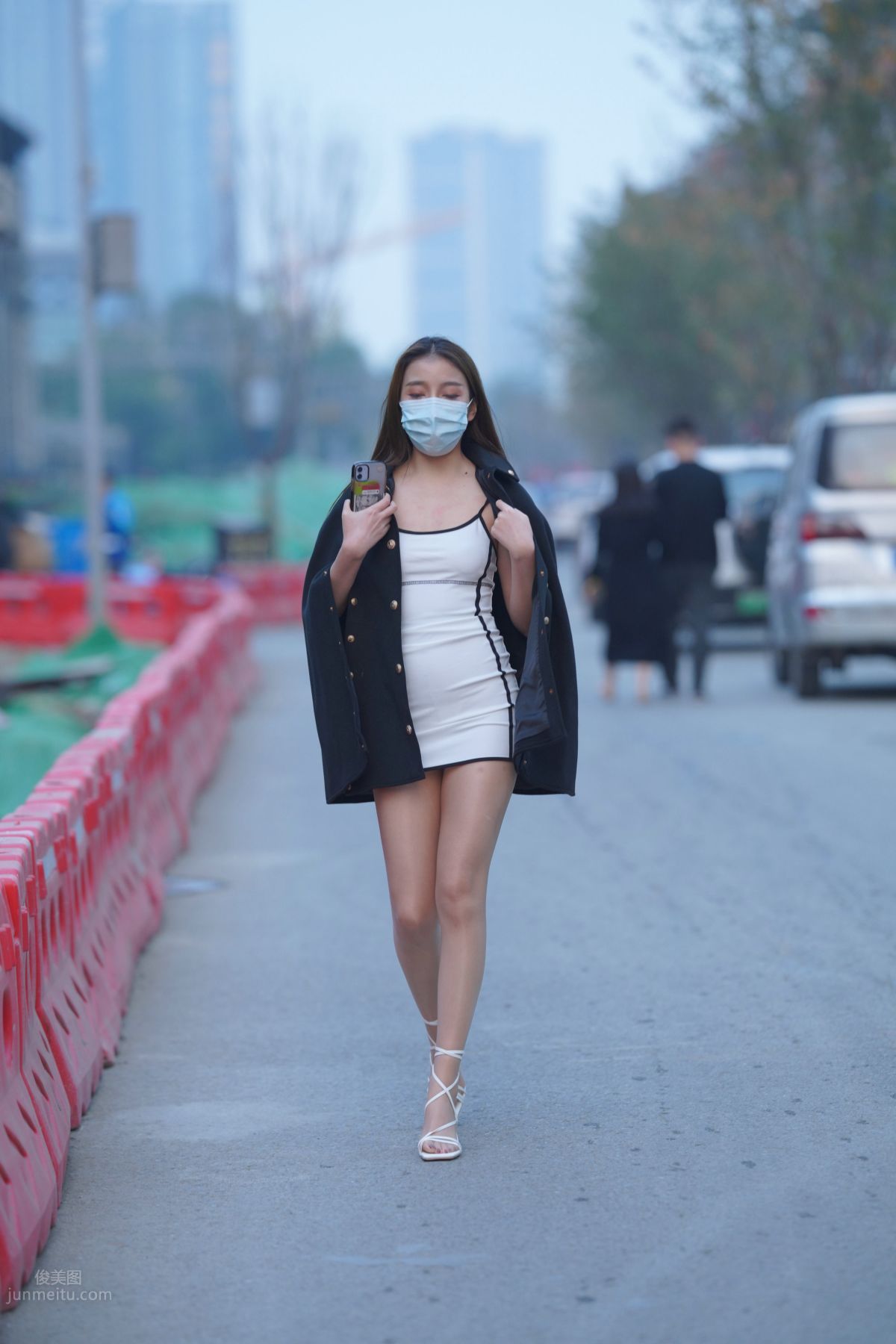 [Mojing Street] 116 Such a Feast for the Eyes White Dress Beauty photo 117
