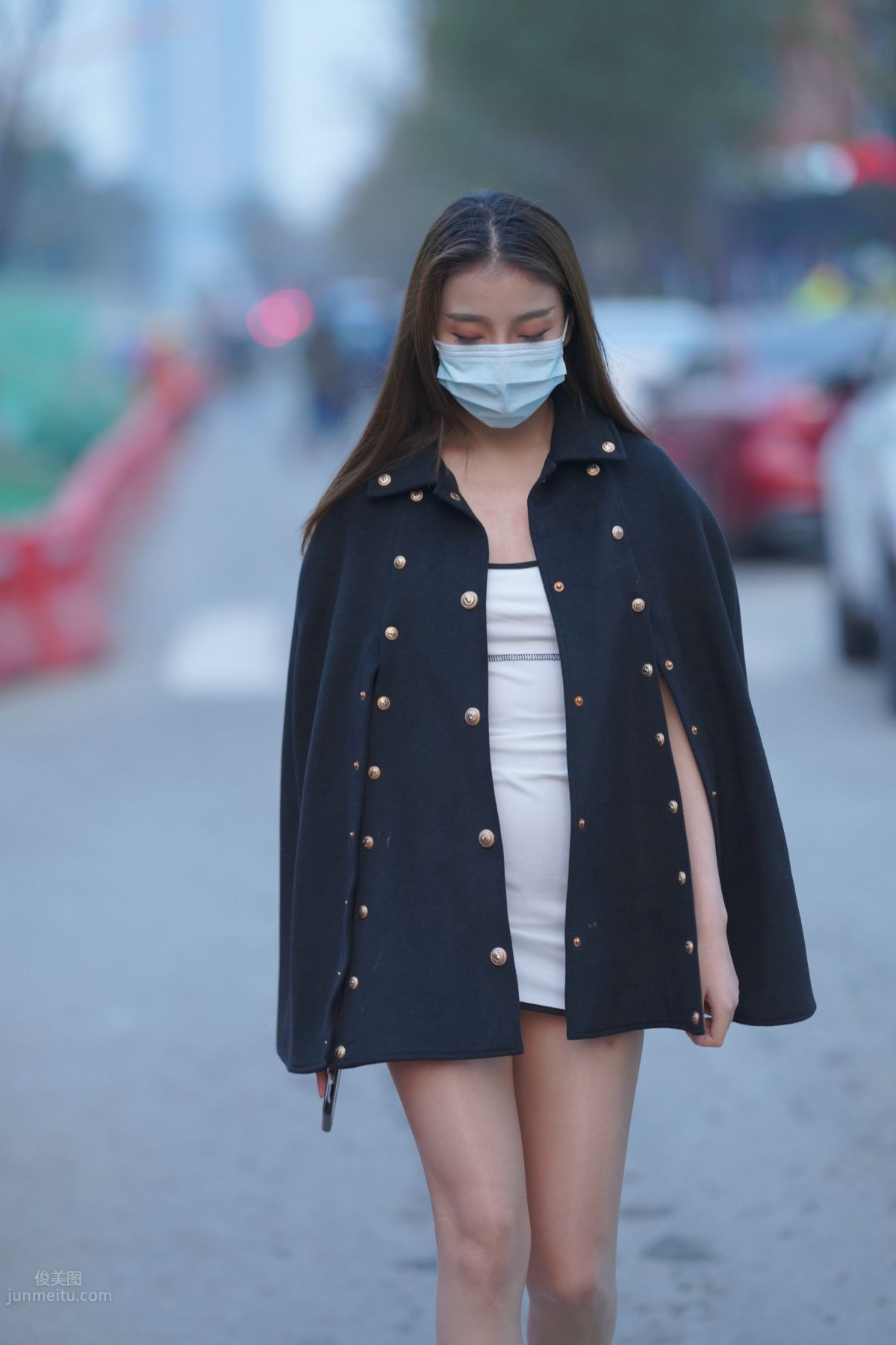 [Mojing Street] 116 Such a Feast for the Eyes White Dress Beauty photo 115