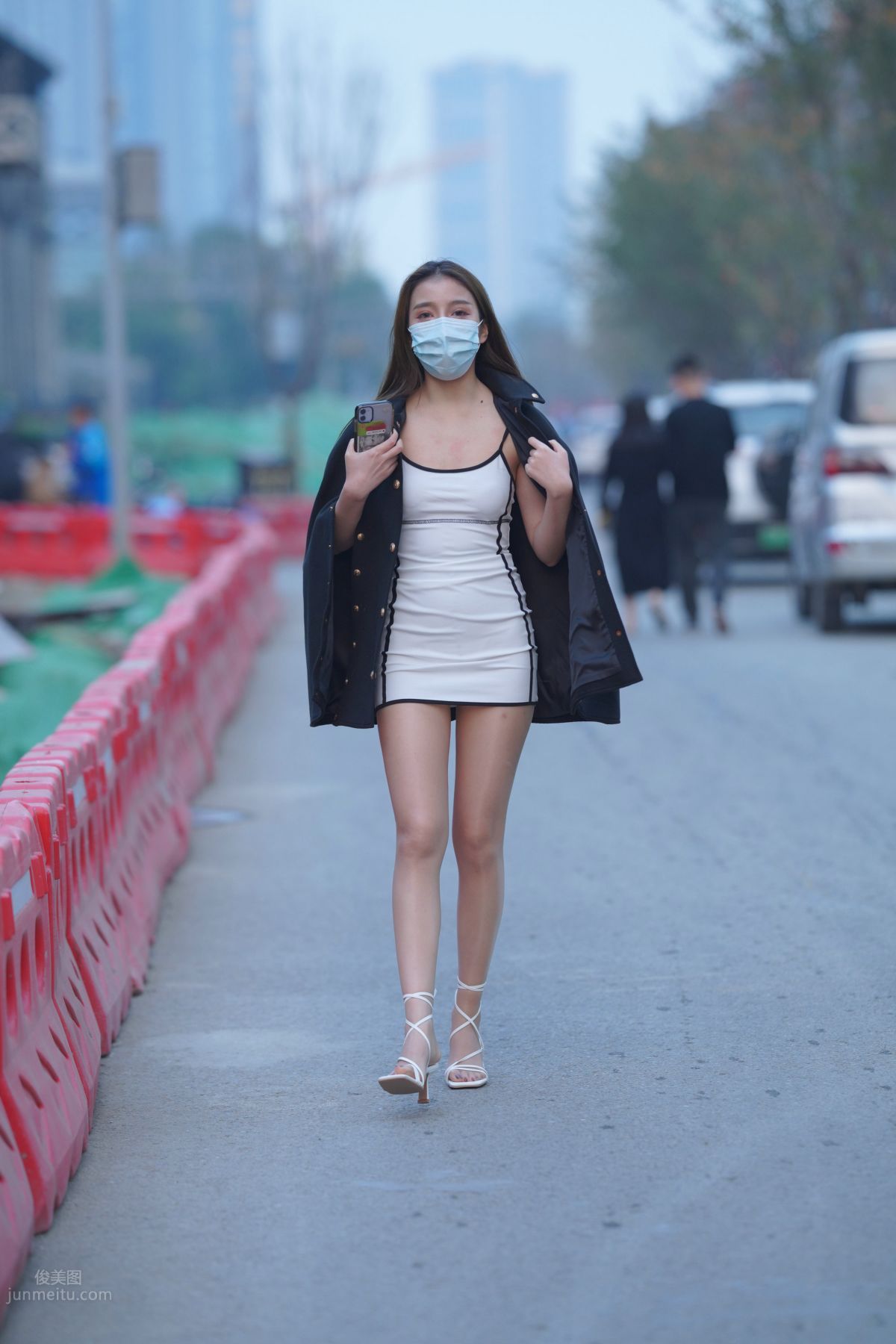 [Mojing Street] 116 Such a Feast for the Eyes White Dress Beauty photo 118