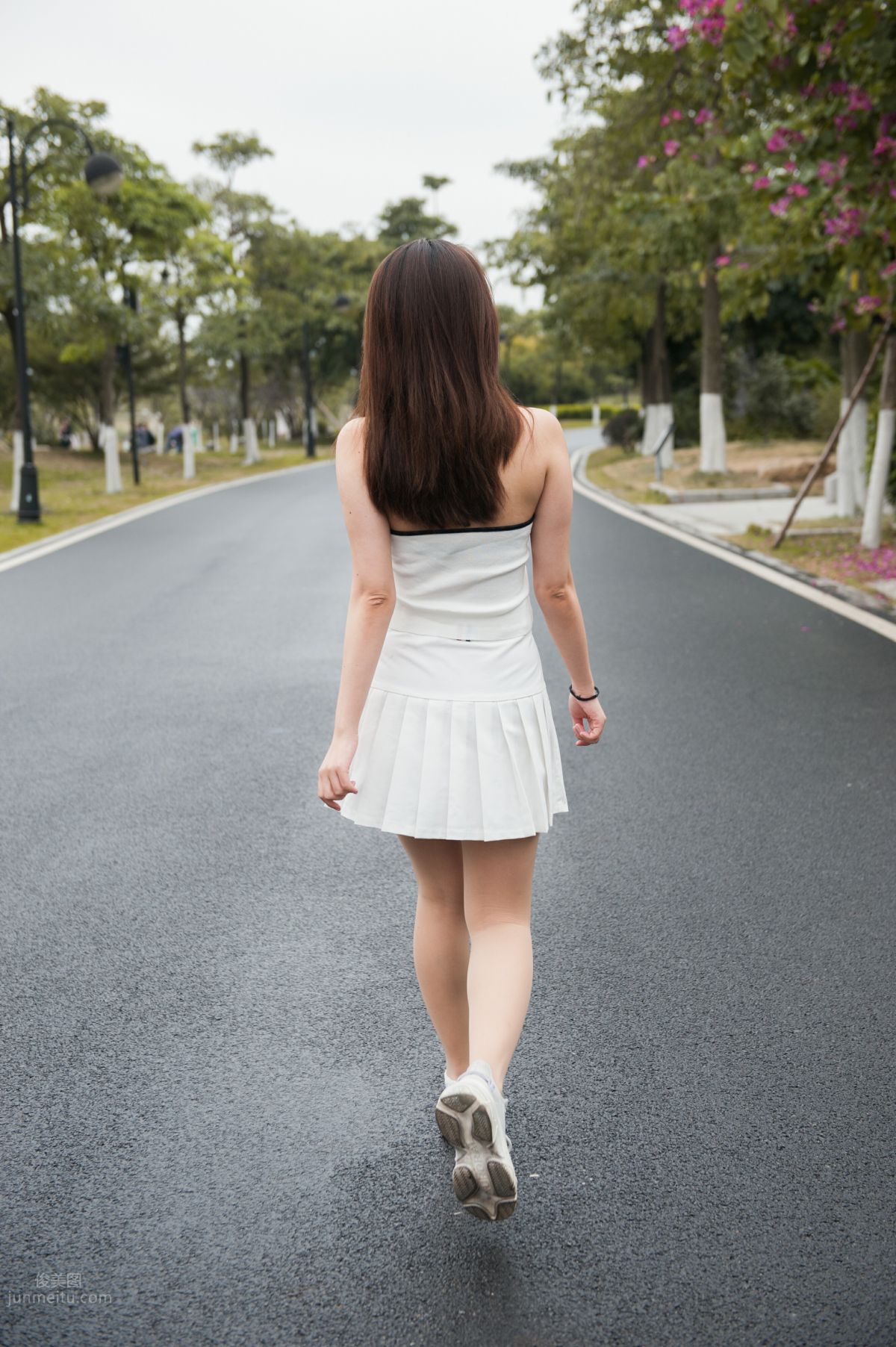 [Mojing Street] 120 Slip Dress Sexy Nude Stockings Girl photo 12