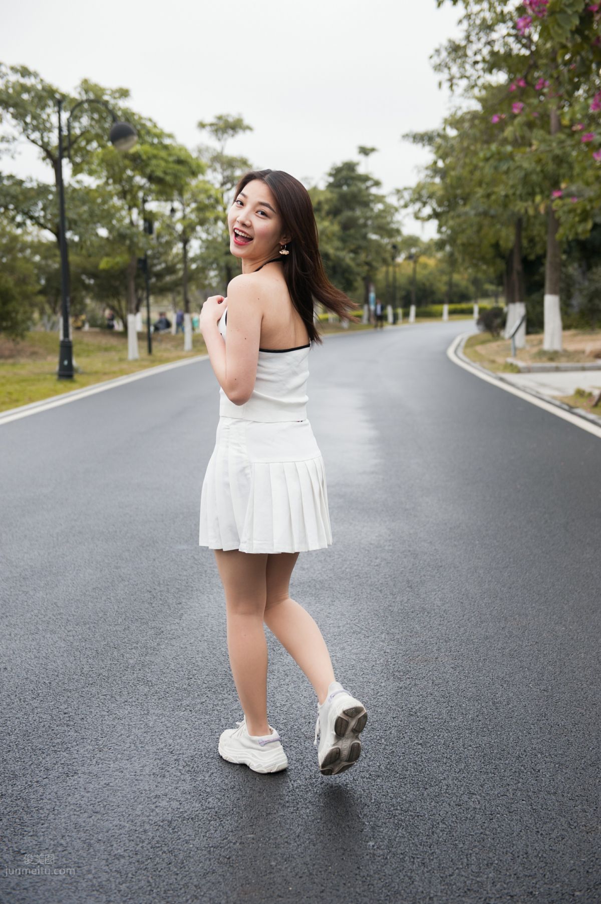 [Mojing Street] 120 Slip Dress Sexy Nude Stockings Girl photo 13