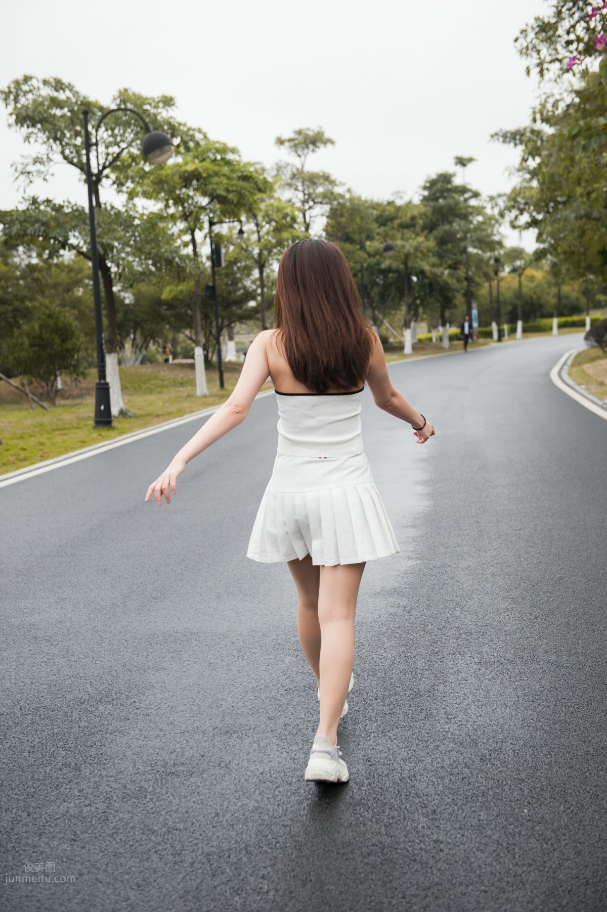 [Mojing Street] 120 Slip Dress Sexy Nude Stockings Girl photo 14