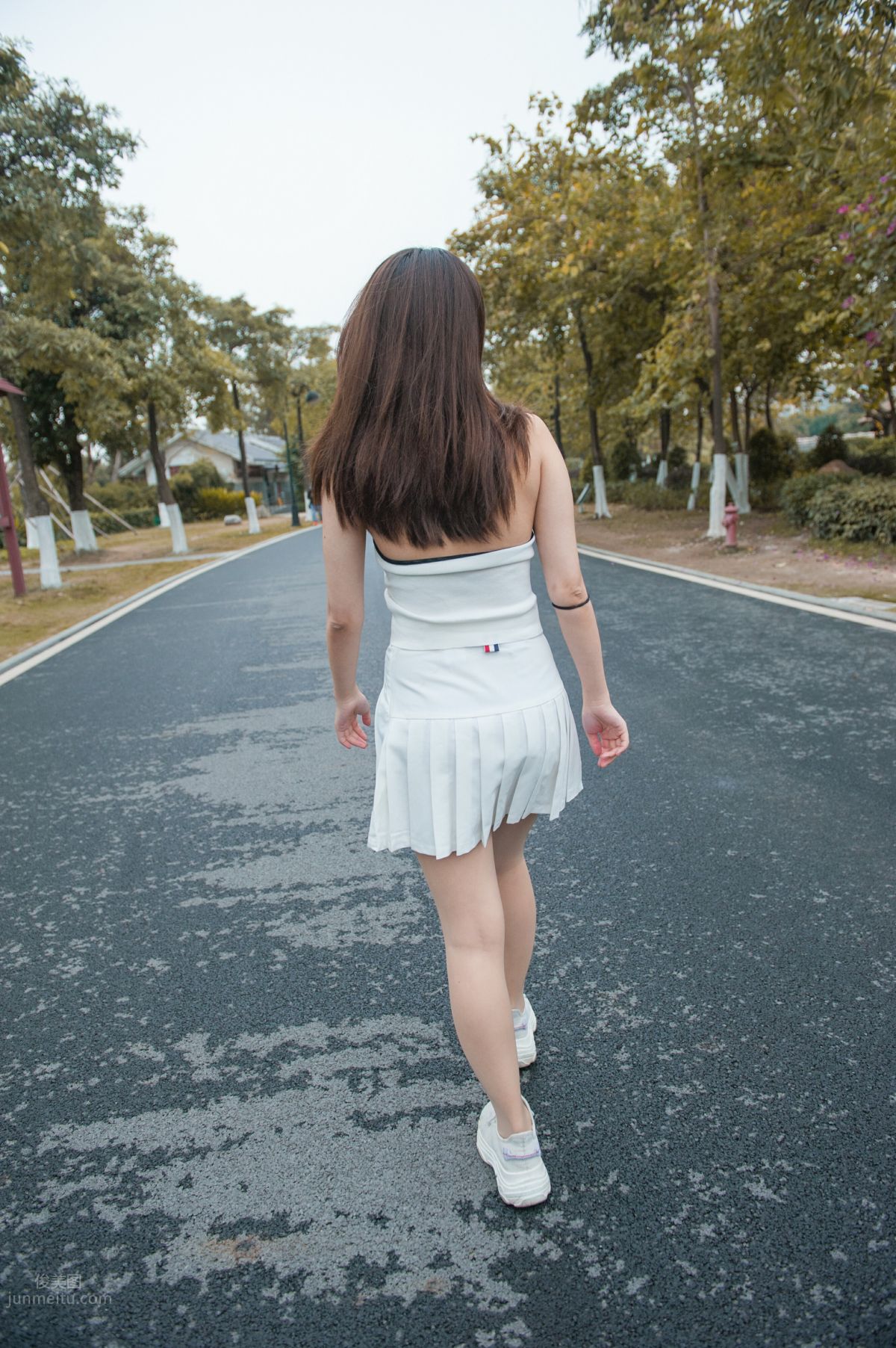 [Mojing Street] 120 Slip Dress Sexy Nude Stockings Girl photo 24
