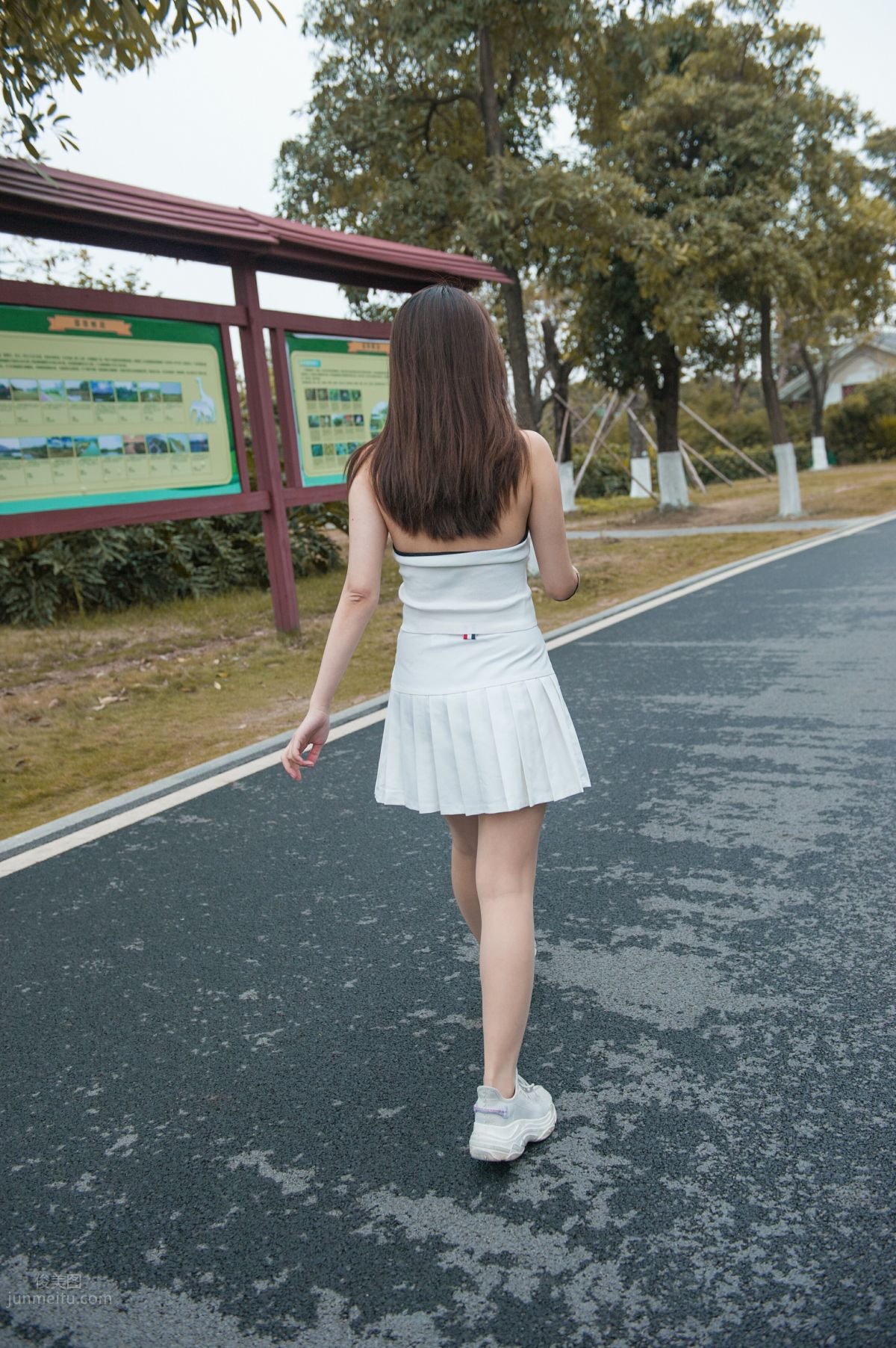 [Mojing Street] 120 Slip Dress Sexy Nude Stockings Girl photo 27