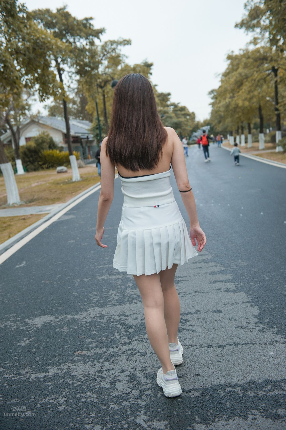 [Mojing Street] 120 Slip Dress Sexy Nude Stockings Girl photo 28