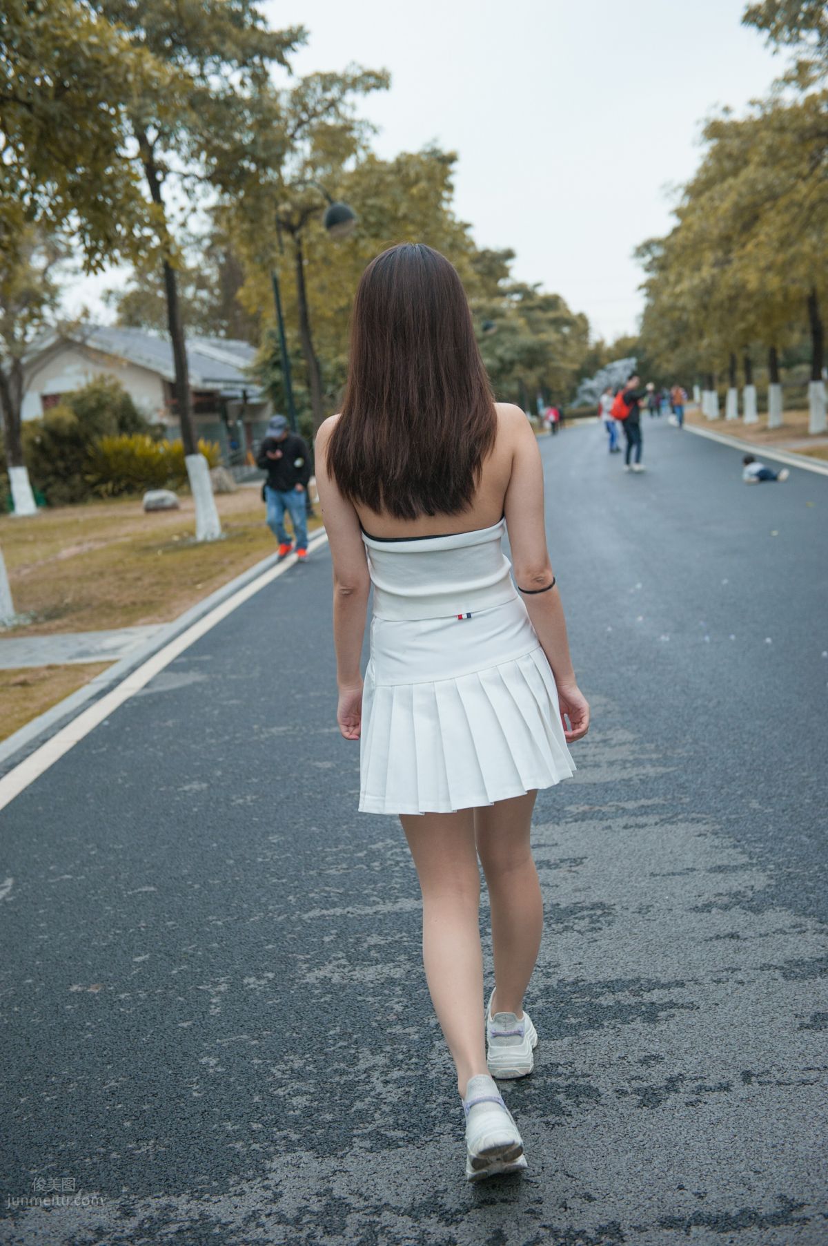 [Mojing Street] 120 Slip Dress Sexy Nude Stockings Girl photo 29