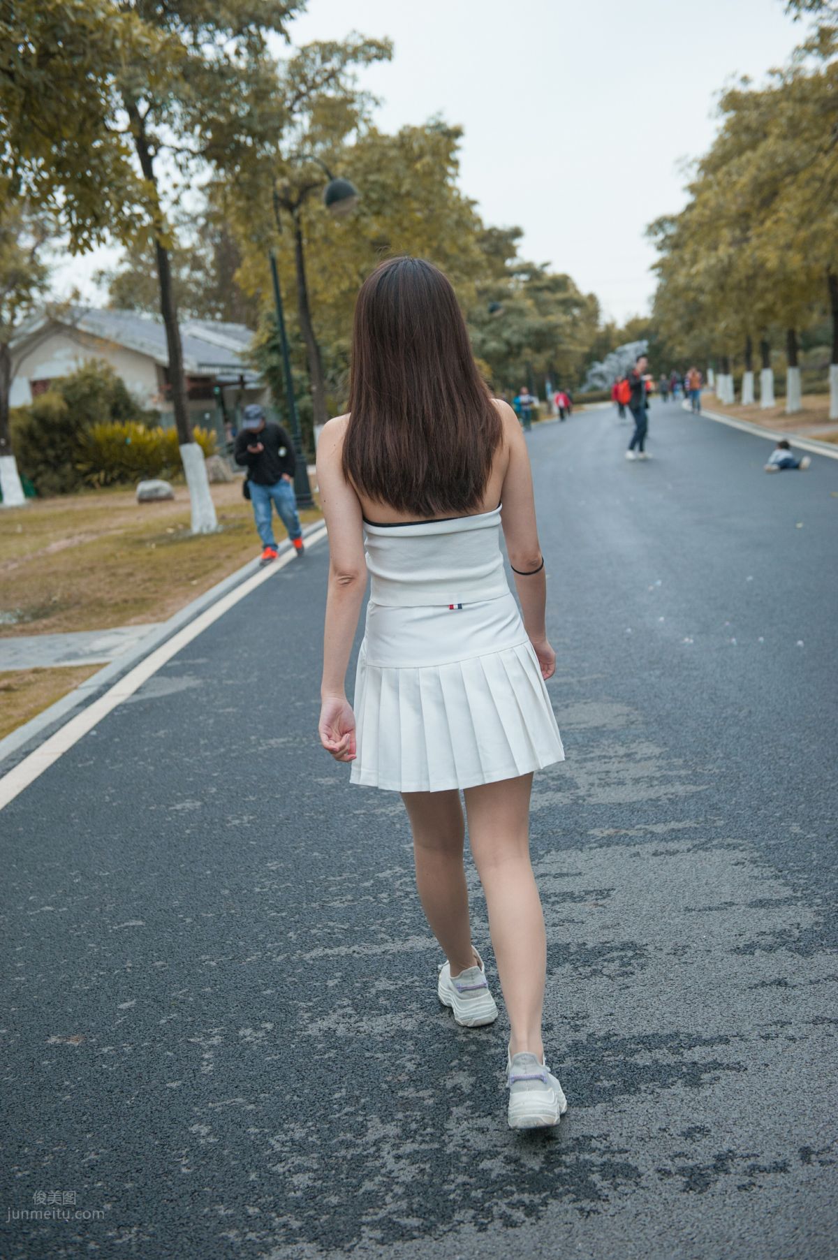 [Mojing Street] 120 Slip Dress Sexy Nude Stockings Girl photo 30