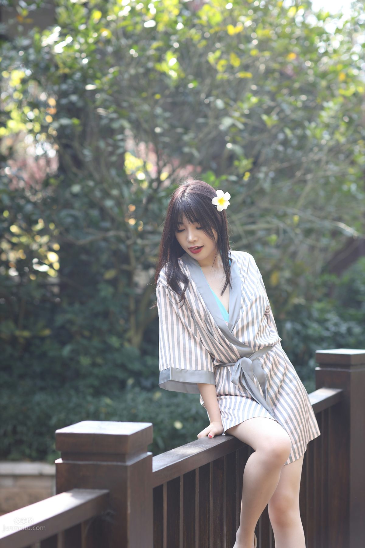 [Mojing Street] 122 Zhizhi's Blue Swimsuit photo 6