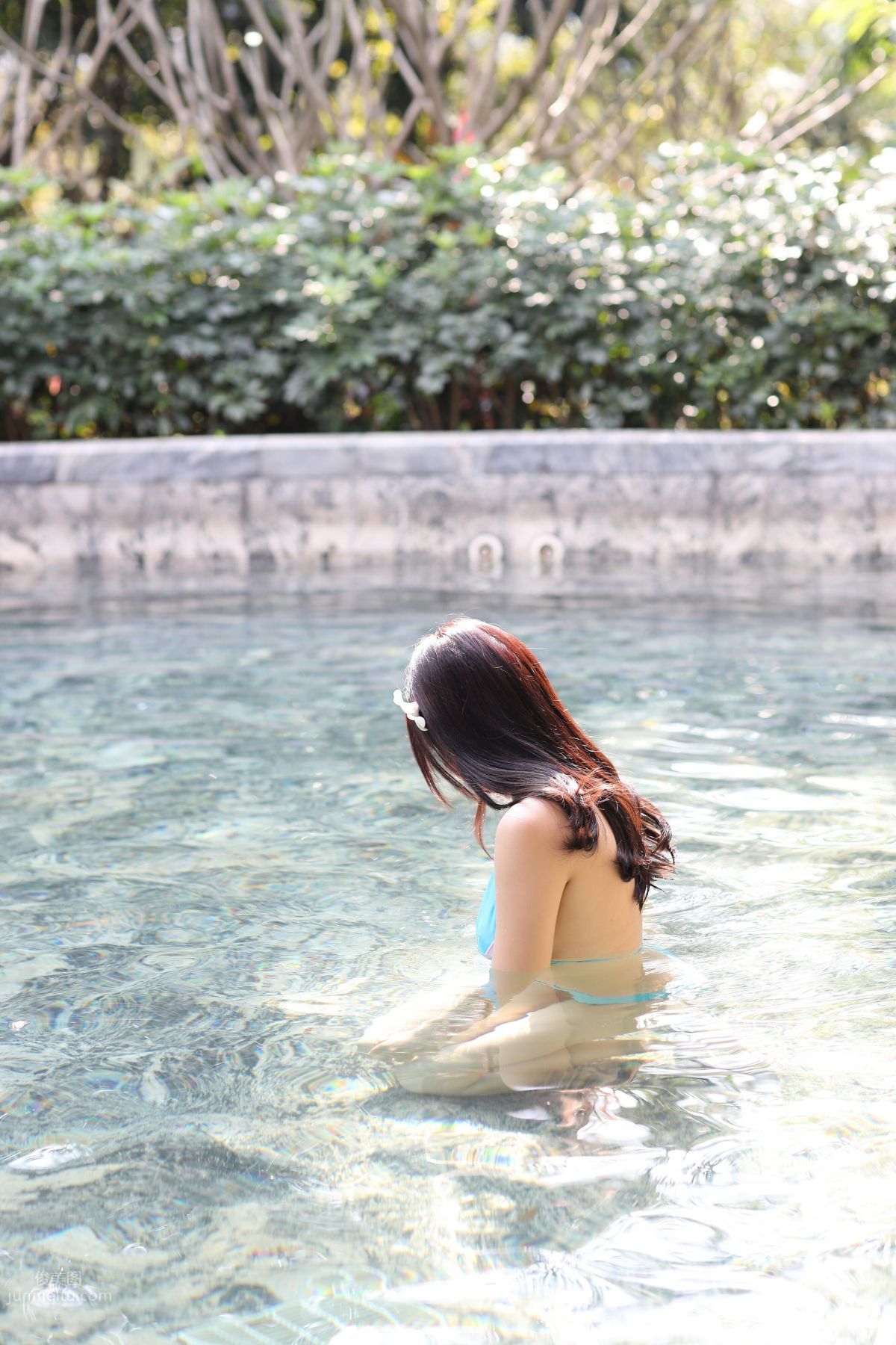 [Mojing Street] 122 Zhizhi's Blue Swimsuit photo 48