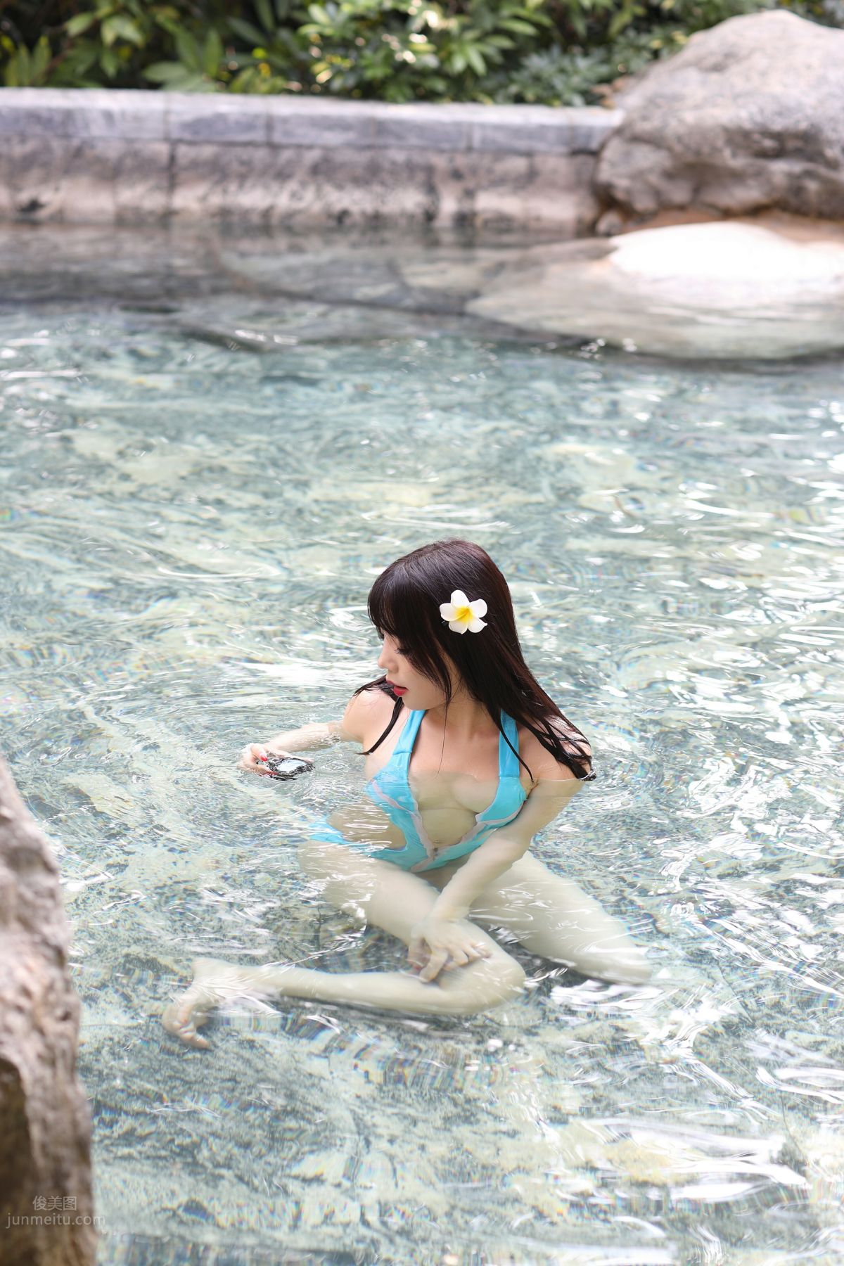 [Mojing Street] 122 Zhizhi's Blue Swimsuit photo 57