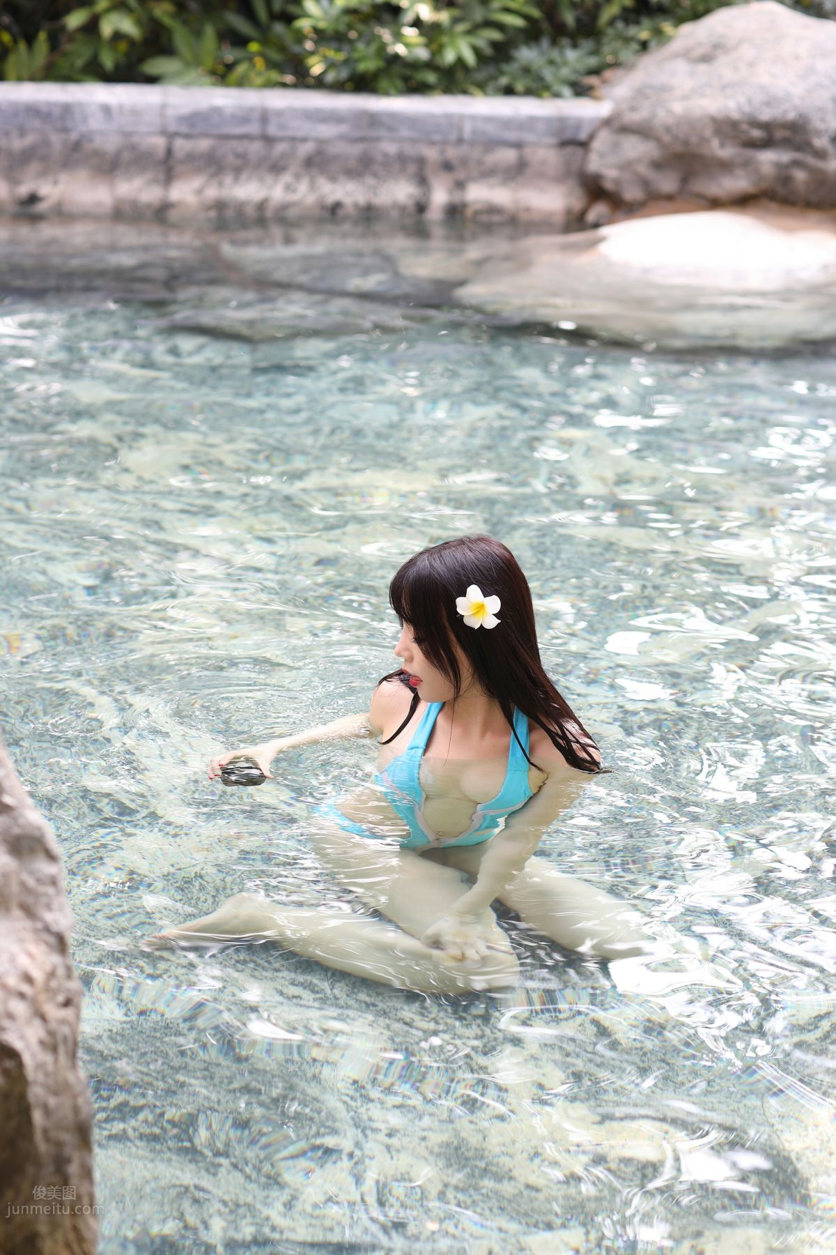 [Mojing Street] 122 Zhizhi's Blue Swimsuit photo 58