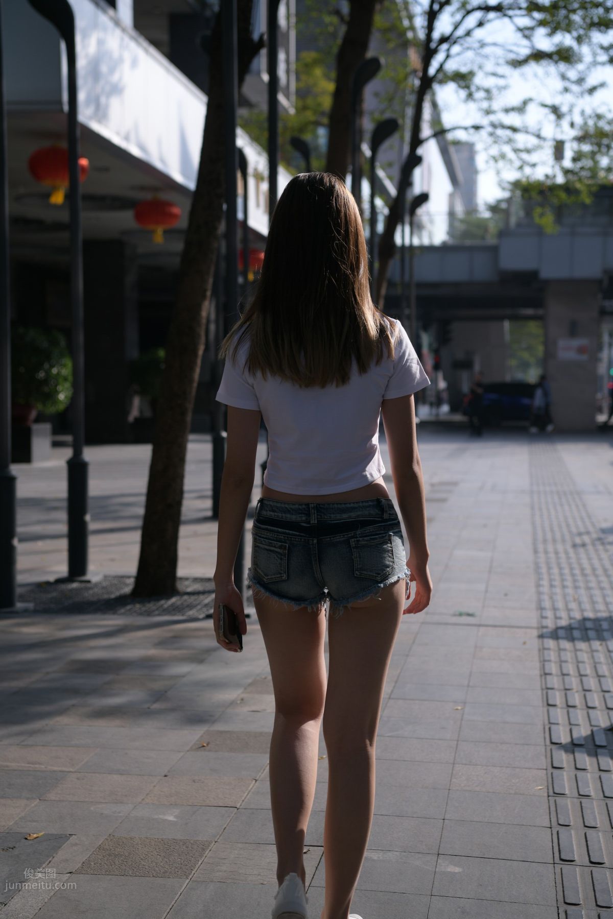 [Mojing Street] 126 Very Sexy Denim Hot Pants Girl photo 69
