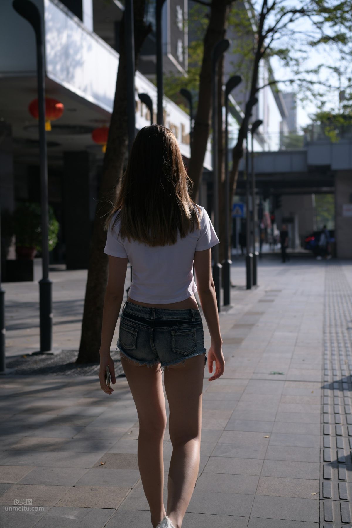 [Mojing Street] 126 Very Sexy Denim Hot Pants Girl photo 70