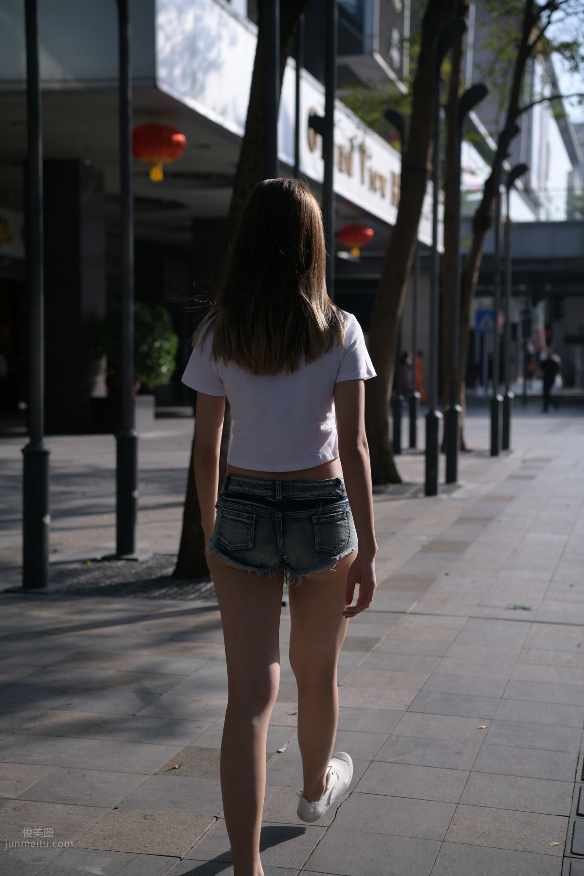 [Mojing Street] 126 Very Sexy Denim Hot Pants Girl photo 71