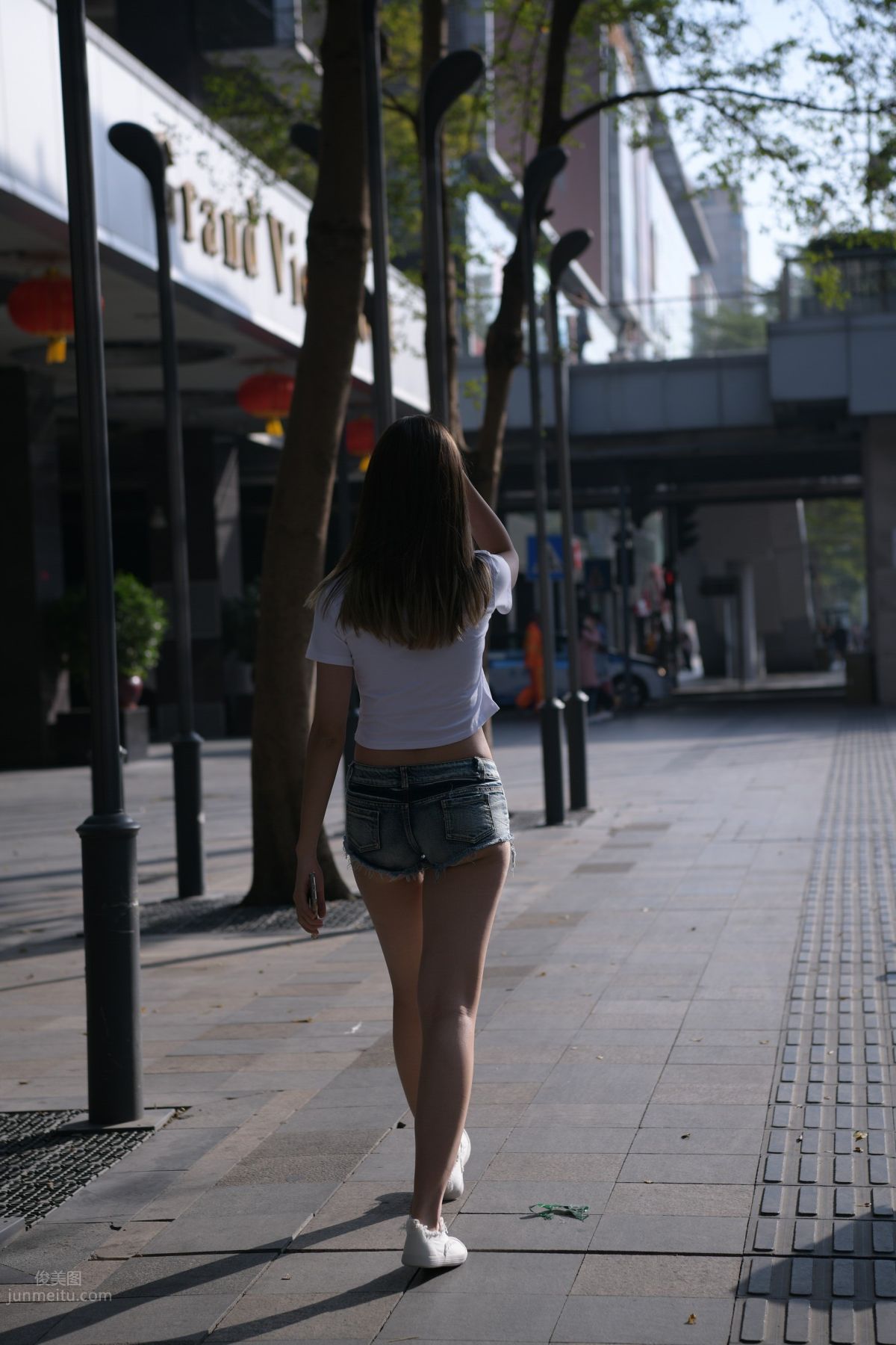 [Mojing Street] 126 Very Sexy Denim Hot Pants Girl photo 78