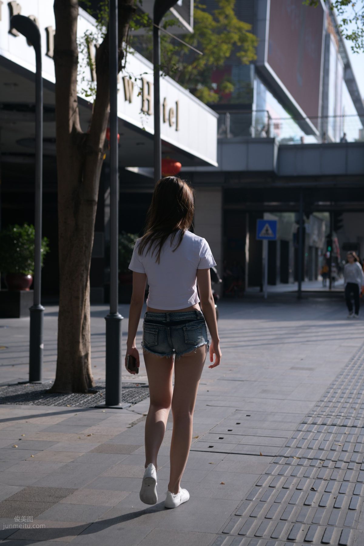 [Mojing Street] 126 Very Sexy Denim Hot Pants Girl photo 87