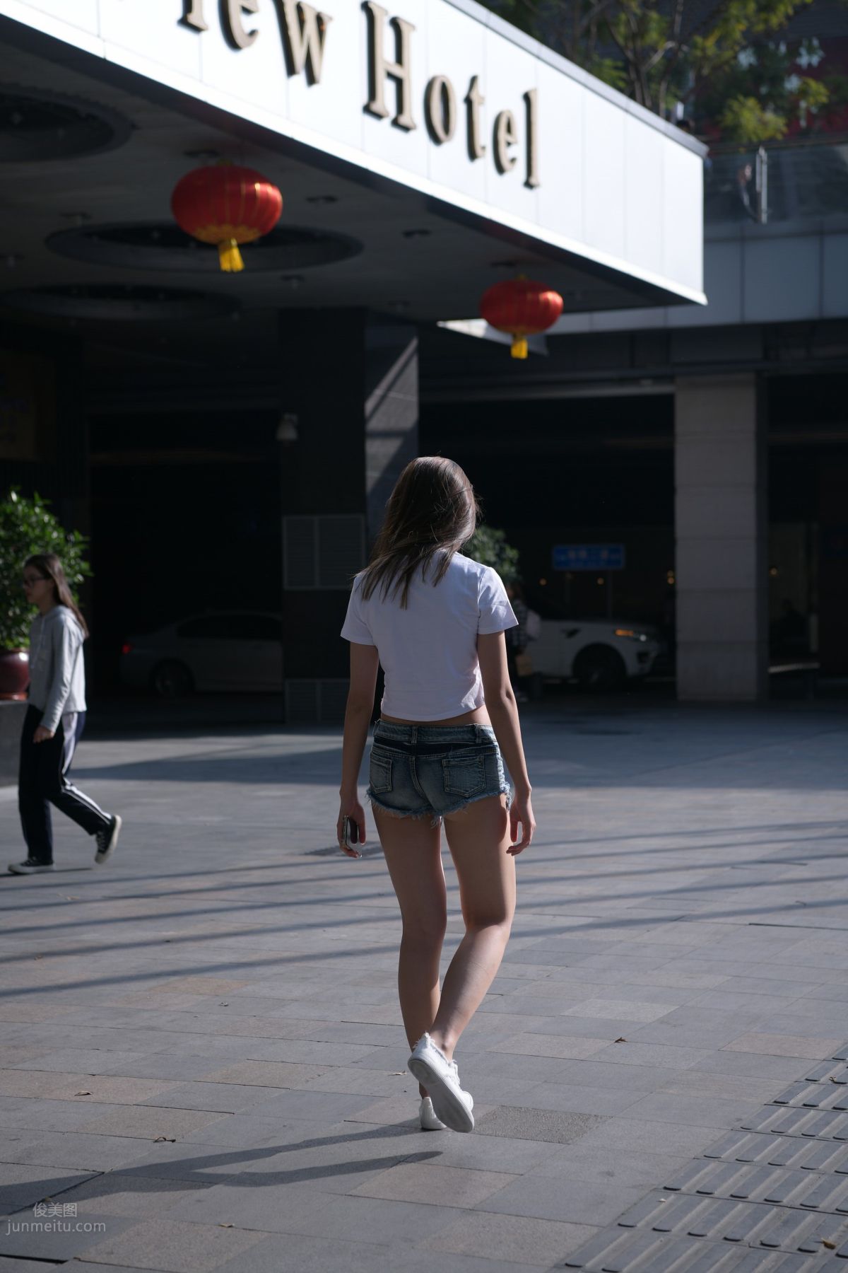 [Mojing Street] 126 Very Sexy Denim Hot Pants Girl photo 94