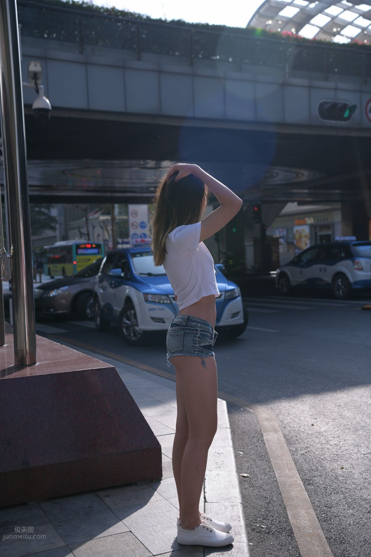 [Mojing Street] 126 Very Sexy Denim Hot Pants Girl photo 101