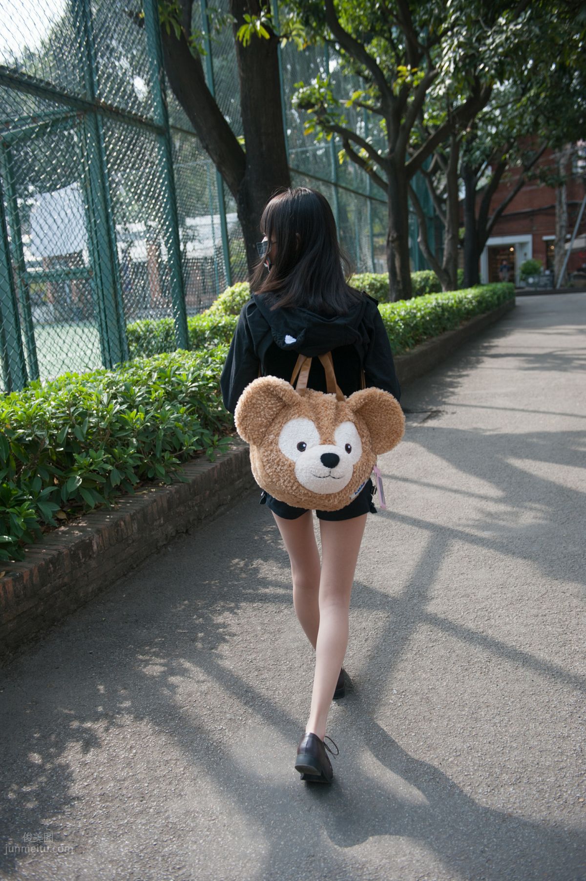 [Mojing Street] 132 Girl with Flesh-Colored Stockings and Beautiful Legs at the Football Field, Your Smile Cannot Be Hidden by a Mask photo 27