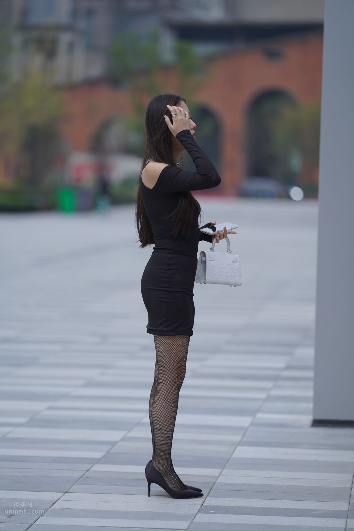 [Mojing Street] 133 Very Sexy Girl in Fishnet Stockings photo 7