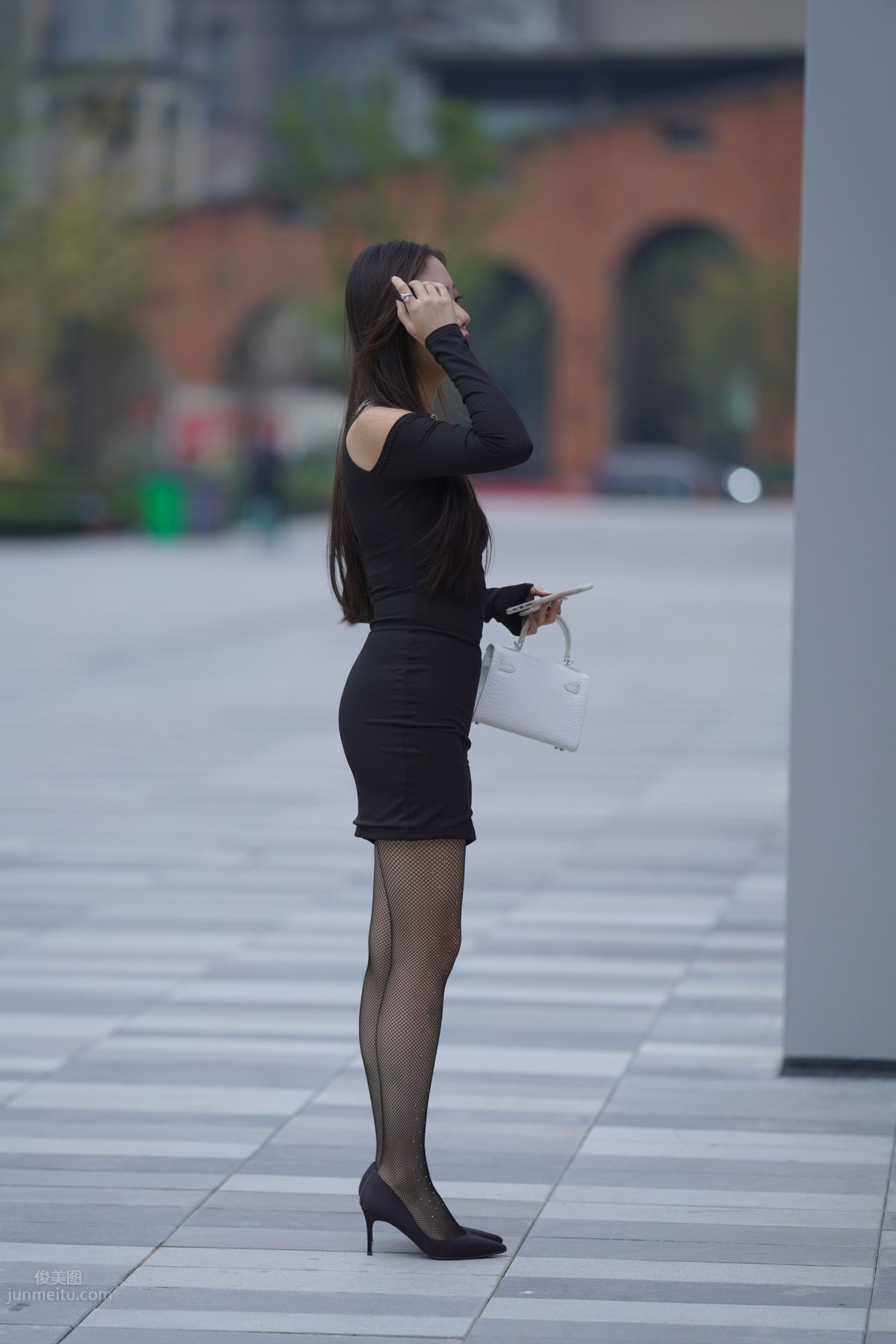 [Mojing Street] 133 Very Sexy Girl in Fishnet Stockings photo 8