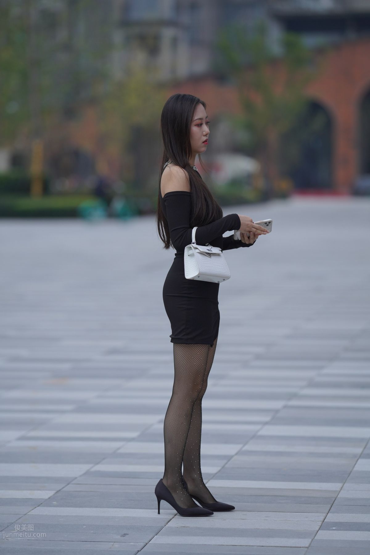 [Mojing Street] 133 Very Sexy Girl in Fishnet Stockings photo 10