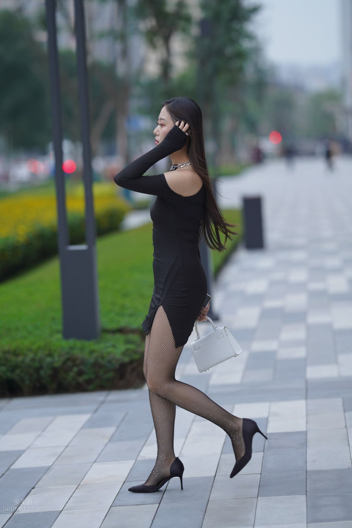[Mojing Street] 133 Very Sexy Girl in Fishnet Stockings photo 178