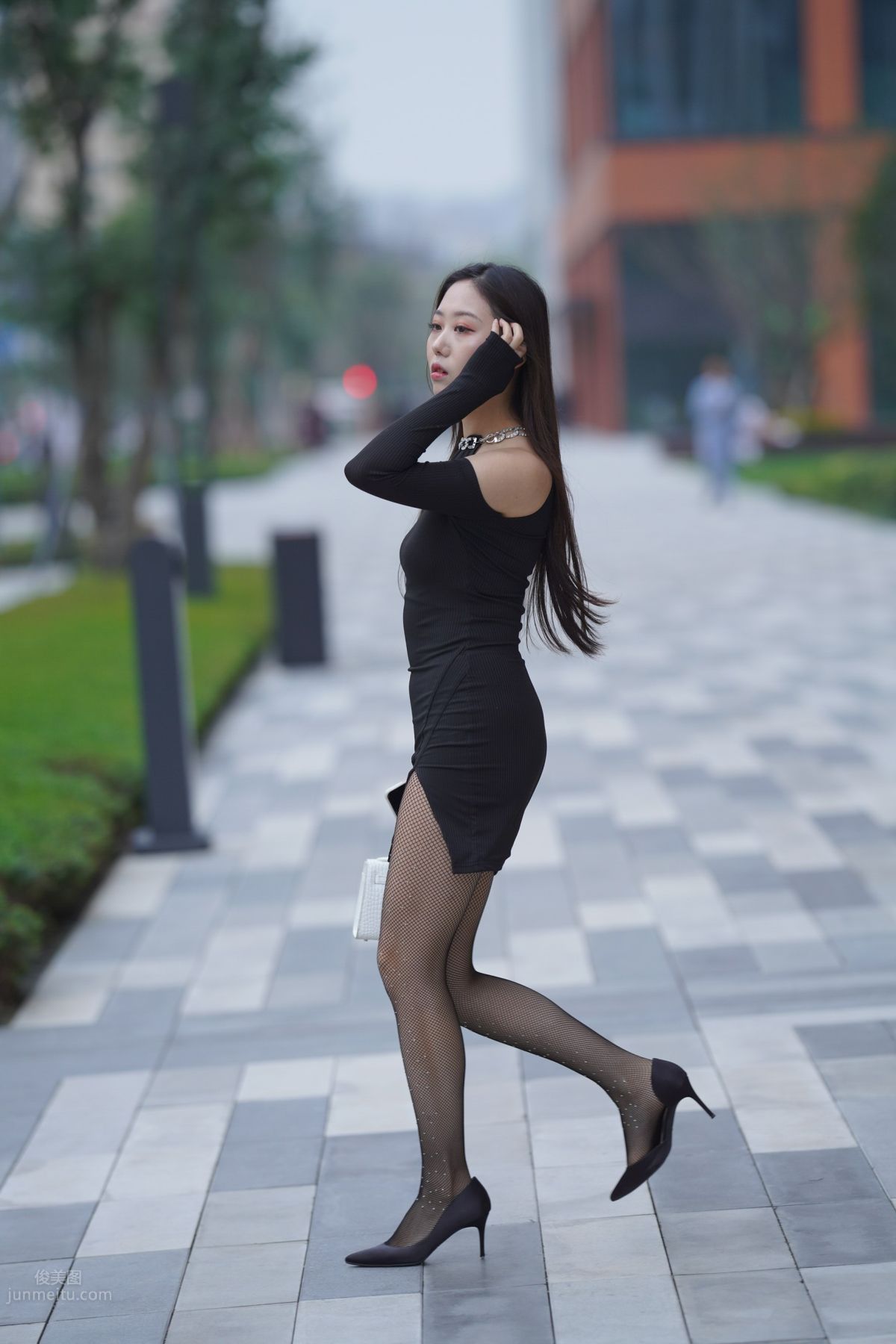 [Mojing Street] 133 Very Sexy Girl in Fishnet Stockings photo 179