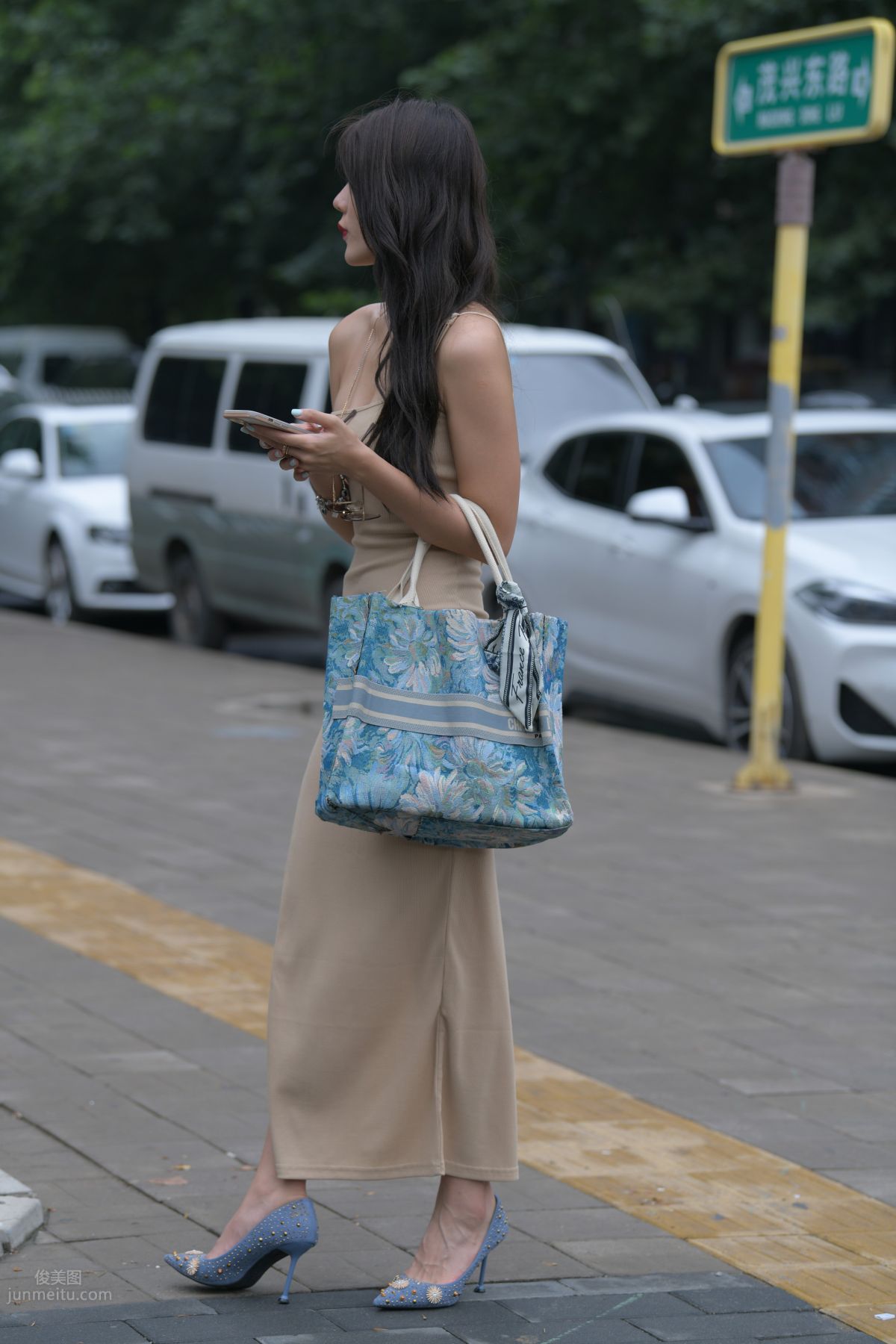 [Mojing Street] 134 High Slit Long Dress Complete Young Lady photo 142