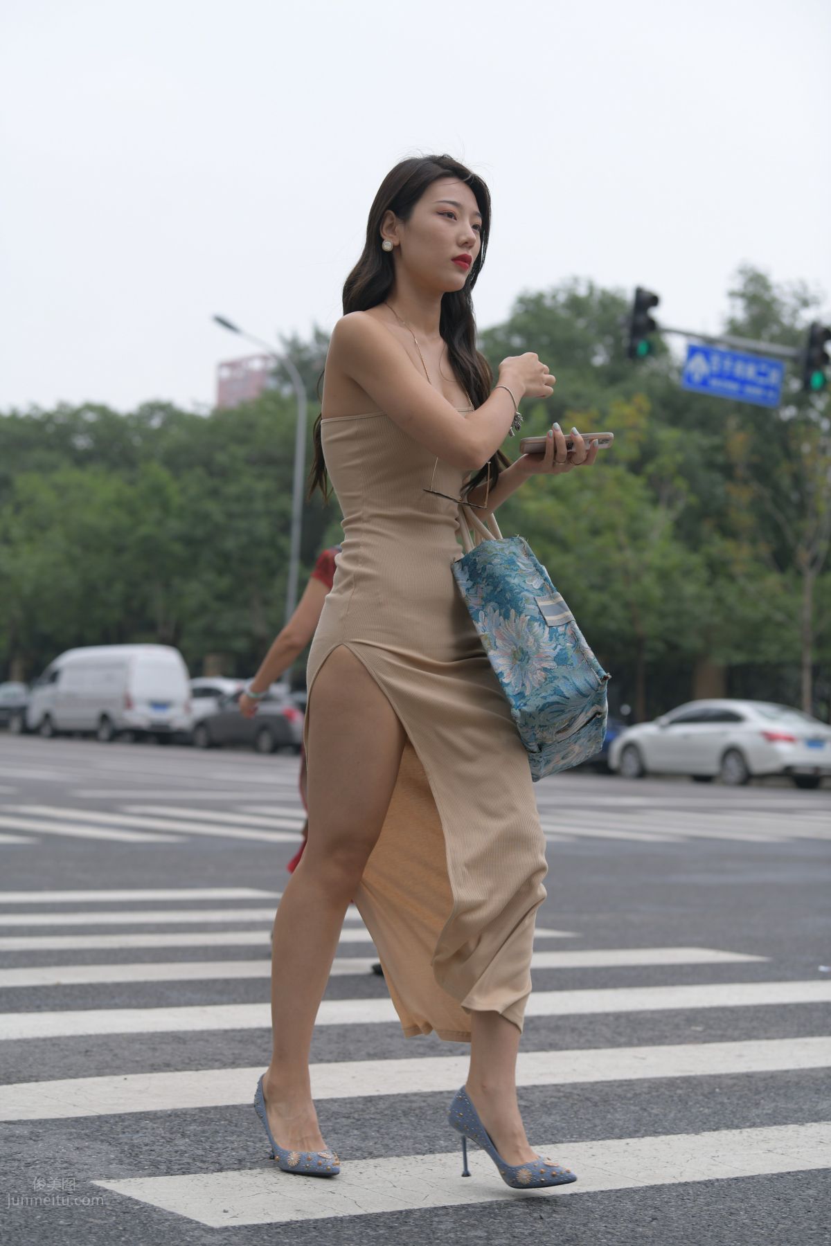 [Mojing Street] 134 High Slit Long Dress Complete Young Lady photo 173