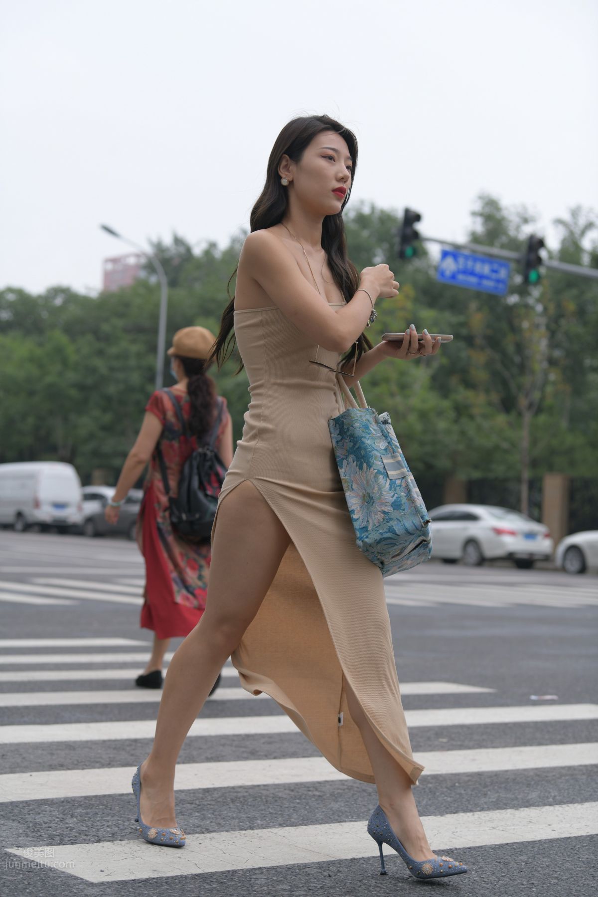 [Mojing Street] 134 High Slit Long Dress Complete Young Lady photo 174