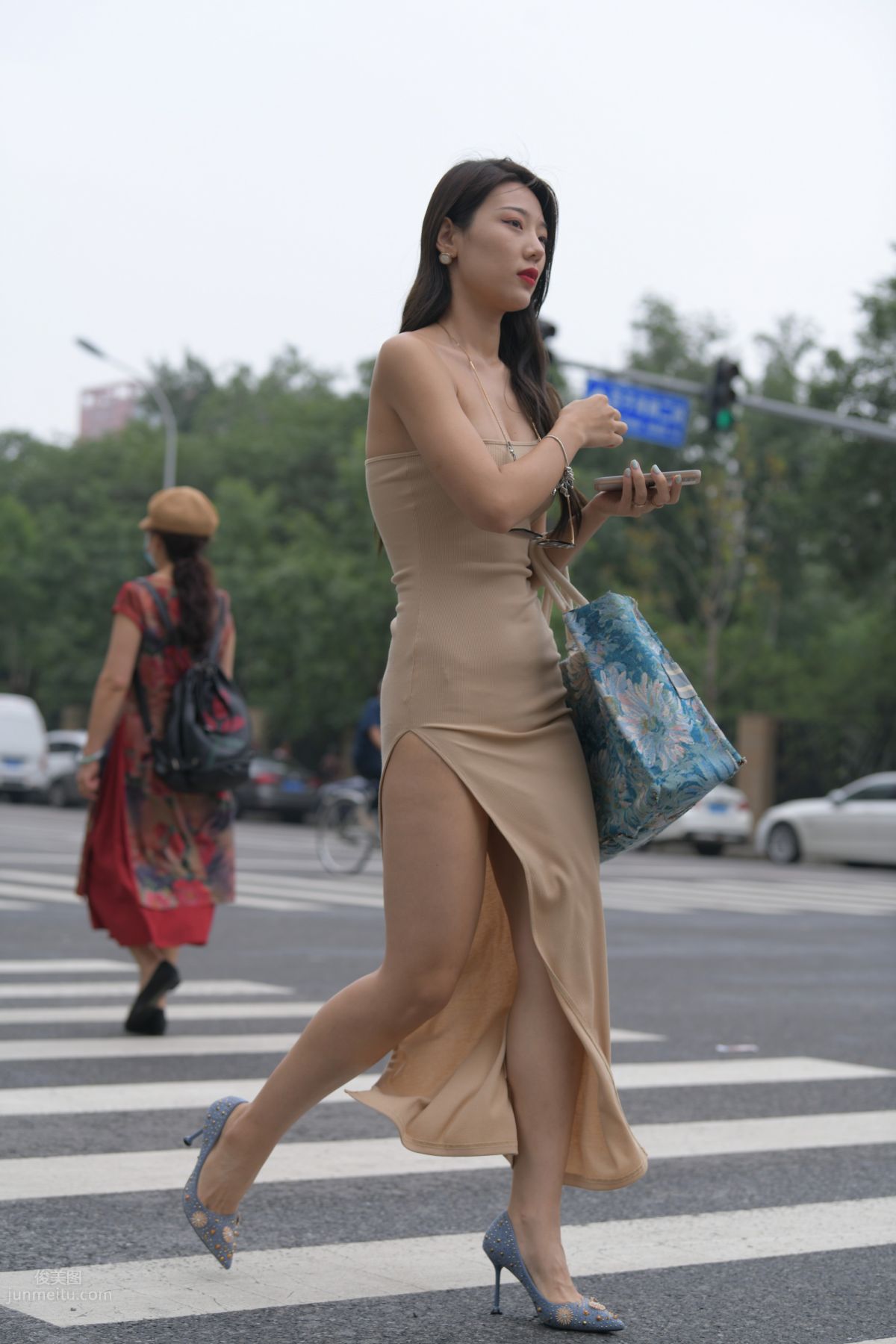 [Mojing Street] 134 High Slit Long Dress Complete Young Lady photo 175